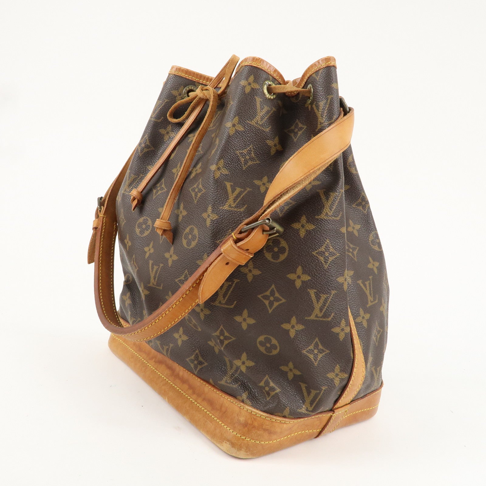 Louis Vuitton Monogram Noe Shoulder Bag Hand Bag Brown M42224