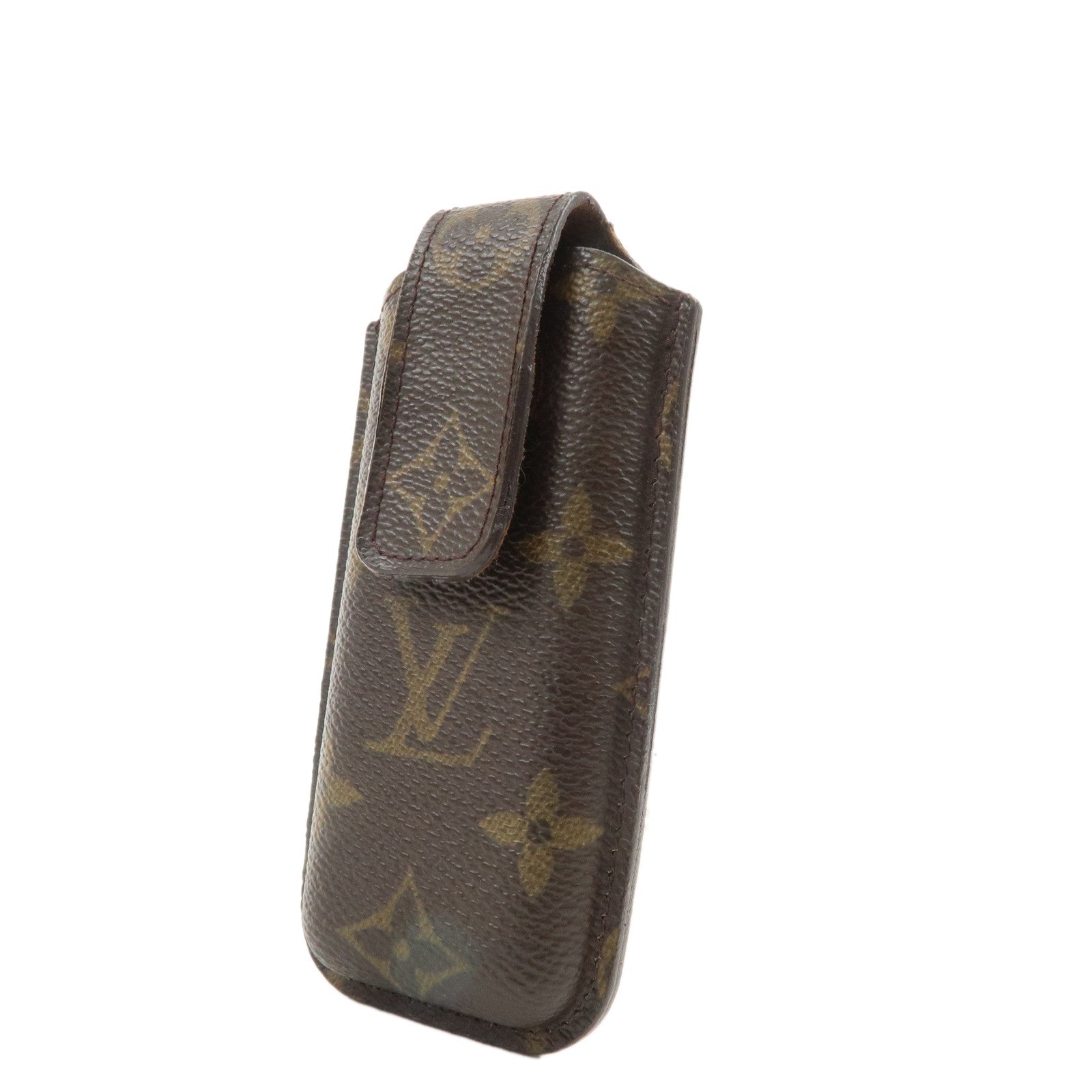 Louis Vuitton Monogram Etuit Telephone Cell Phone Case M63050