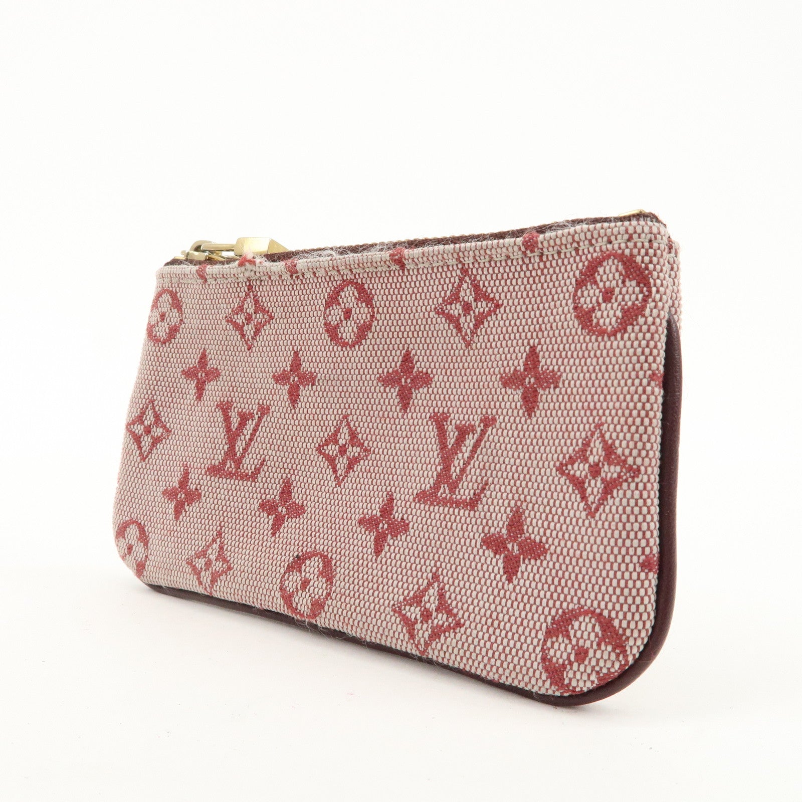 Louis Vuitton Monogram Mini Pochette Cles Coin Case Cerise M92238 Used