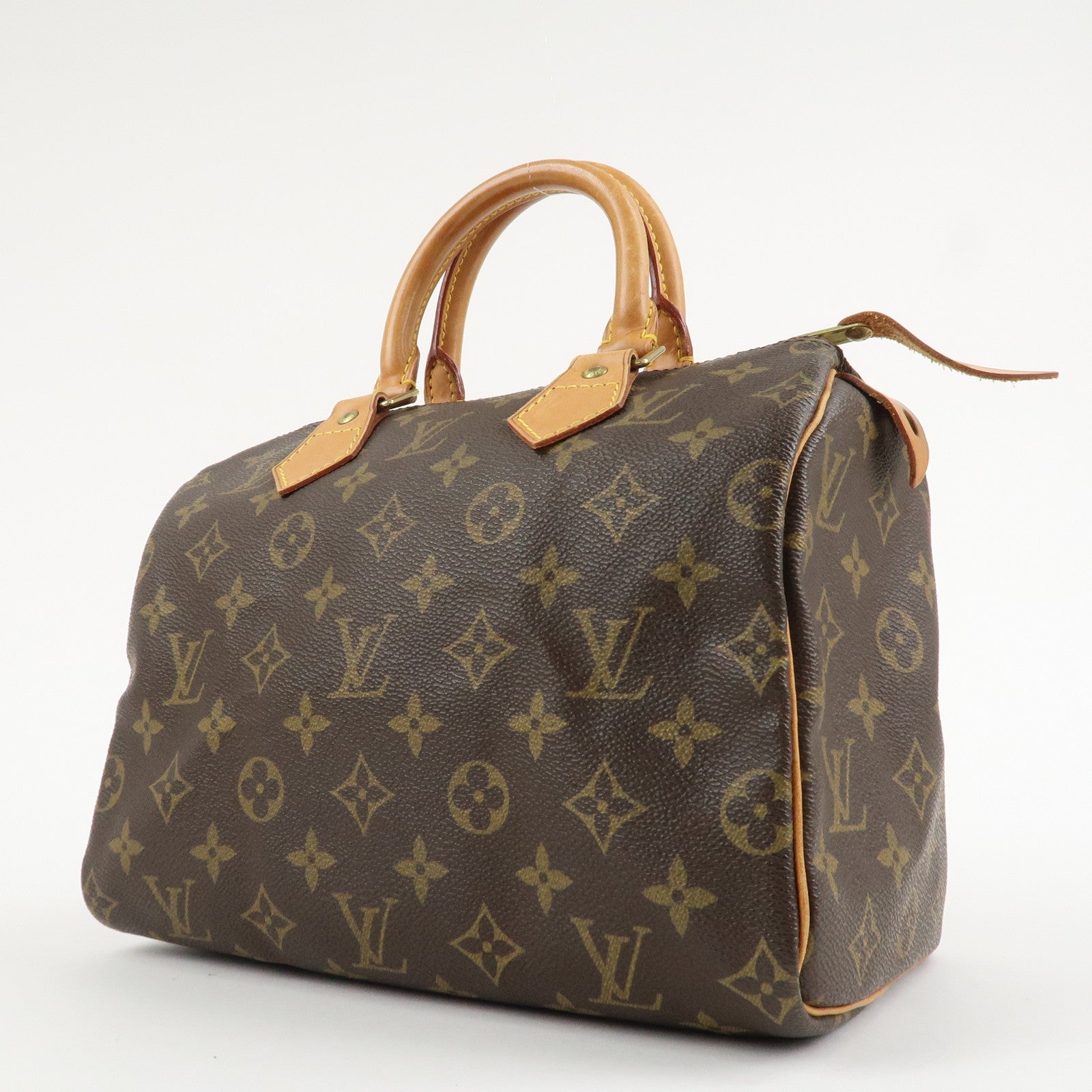 Louis Vuitton Monogram Speedy 25 Hand Bag Boston Bag M41528 Used