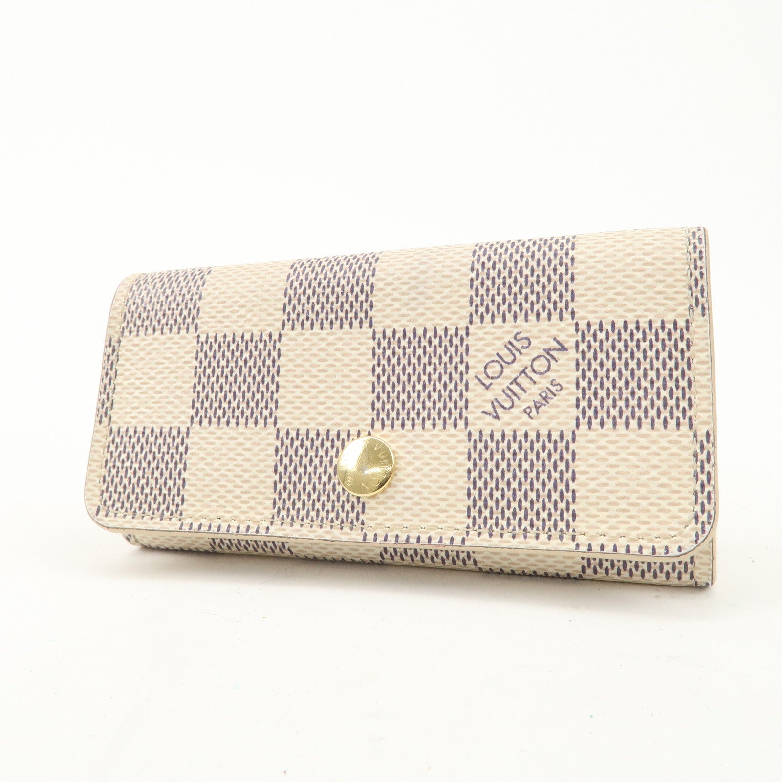 Louis Vuitton Damier Azur Multicle 4 Key Case N60386