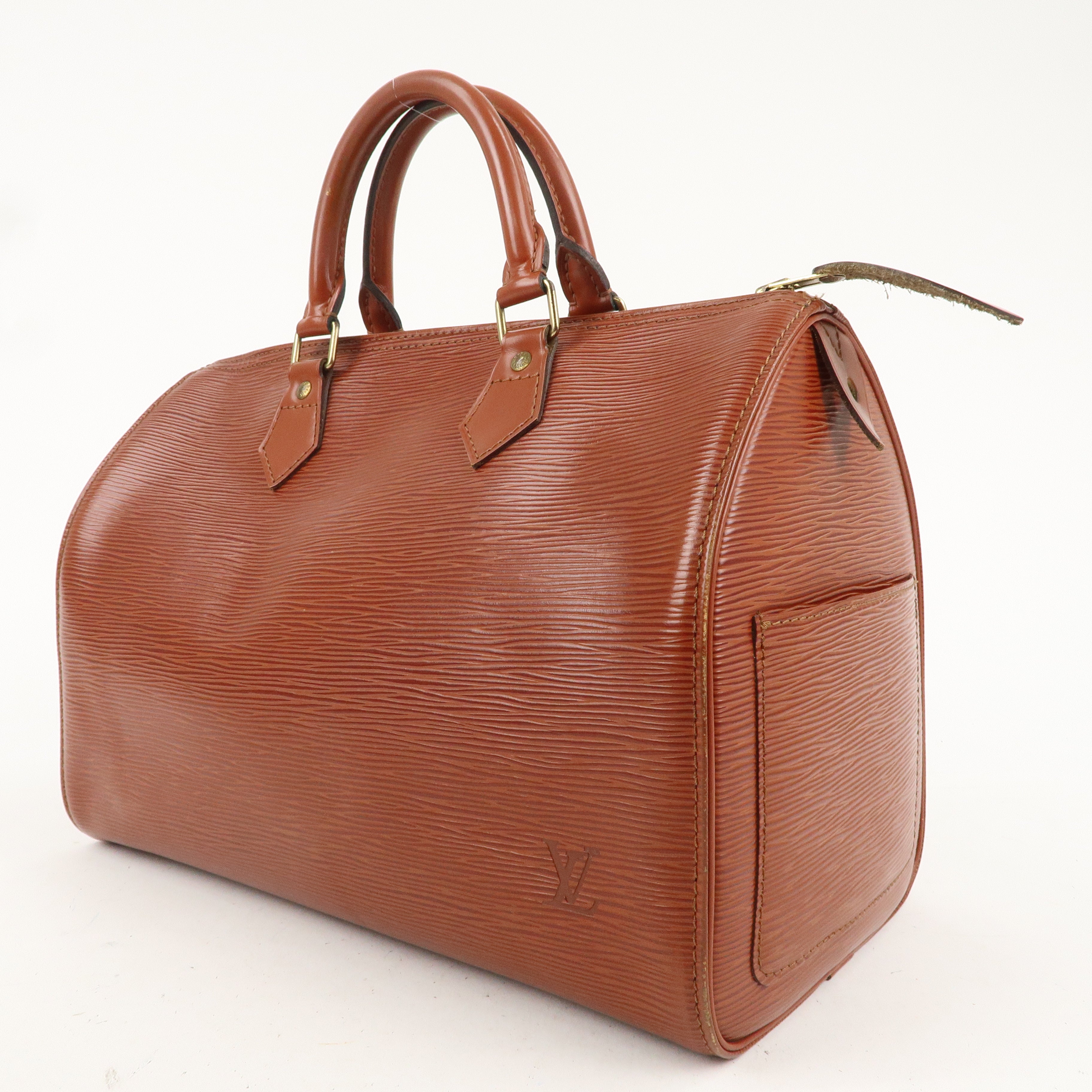 Louis Vuitton Epi Speedy 30 Hand Boston Bag Kenya Brown M43003