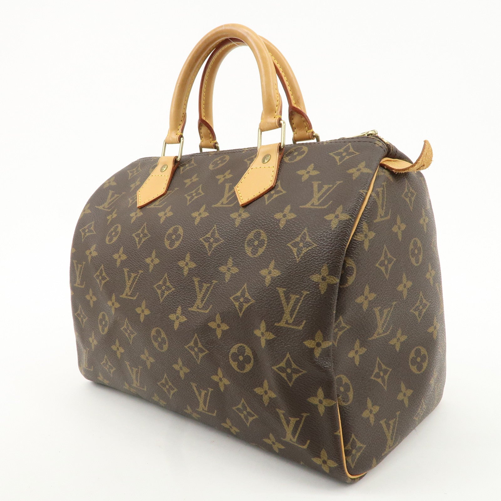 Louis Vuitton Monogram Speedy 30 Hand Bag Boston Bag M41526 Used