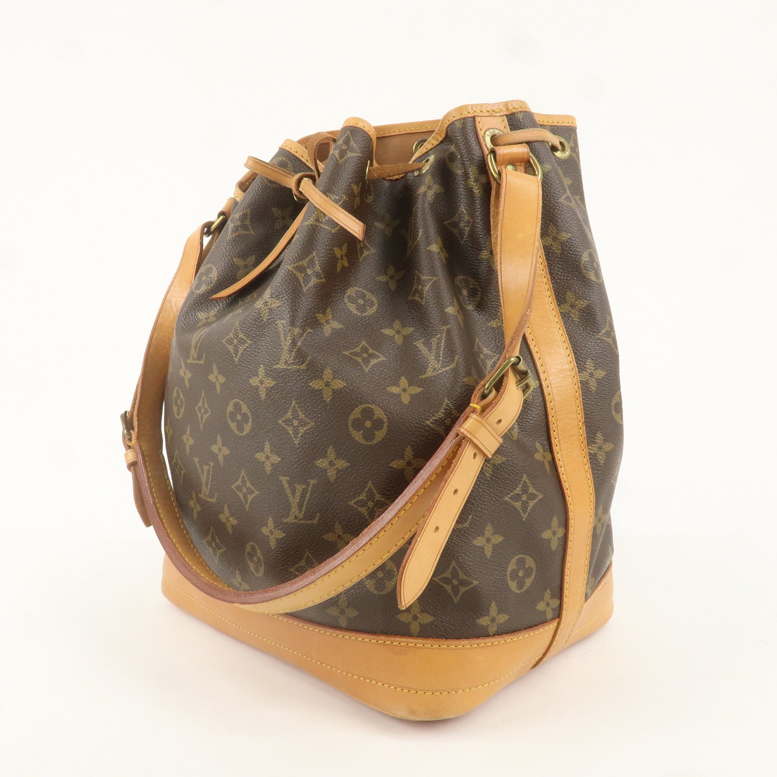 Louis Vuitton Monogram Noe Shoulder Bag Brown M42224