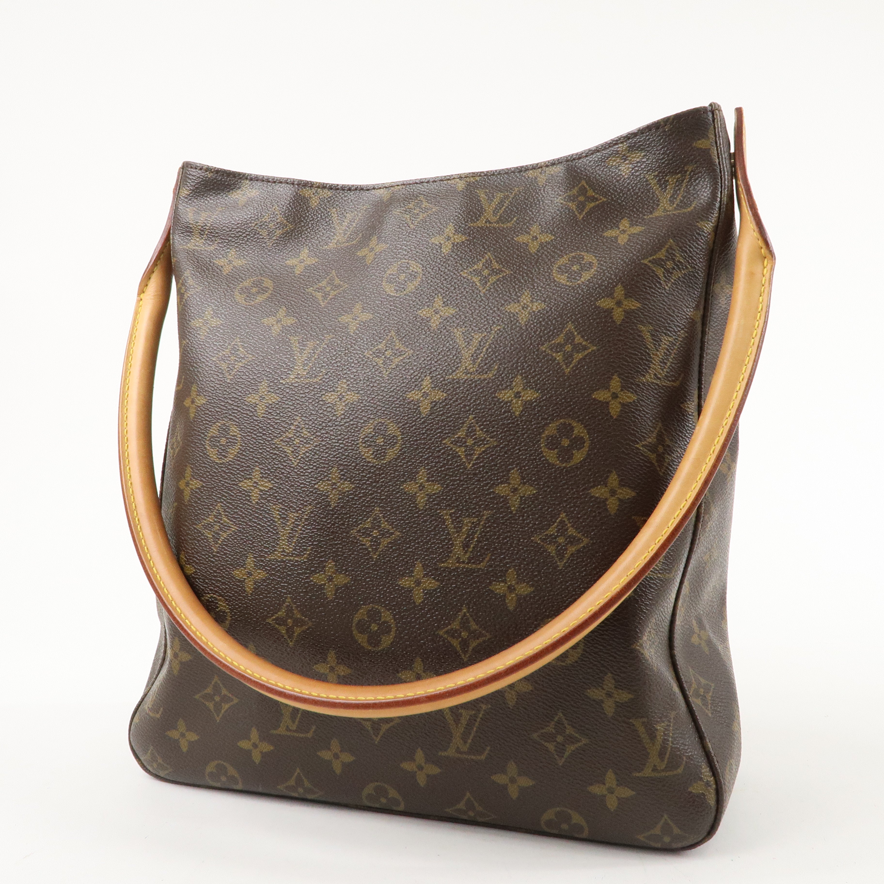 Louis Vuitton Monogram Looping GM Shoulder Bag Brown M51145