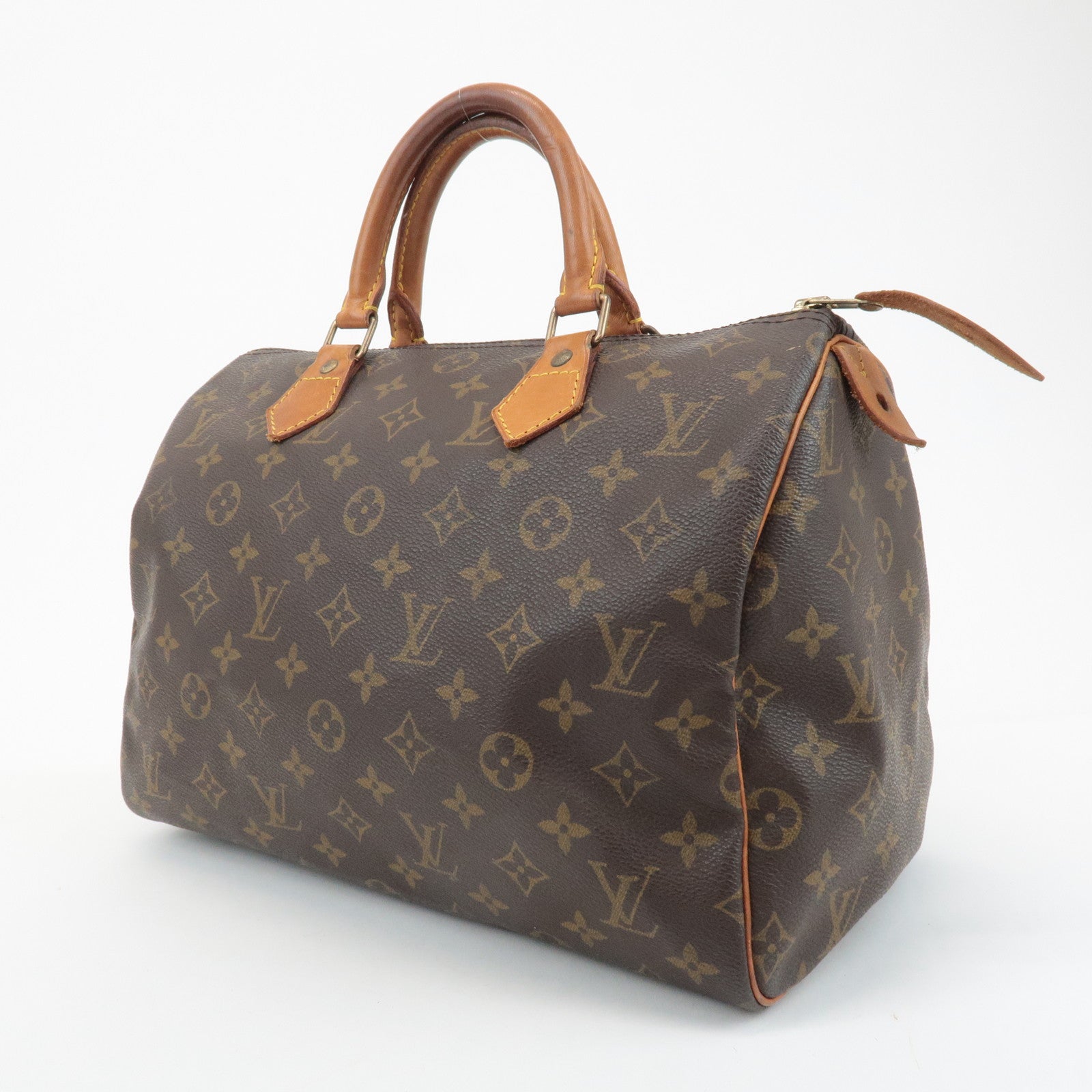 Louis Vuitton Monogram Speedy 30 Hand Bag Boston Bag M41526 Used