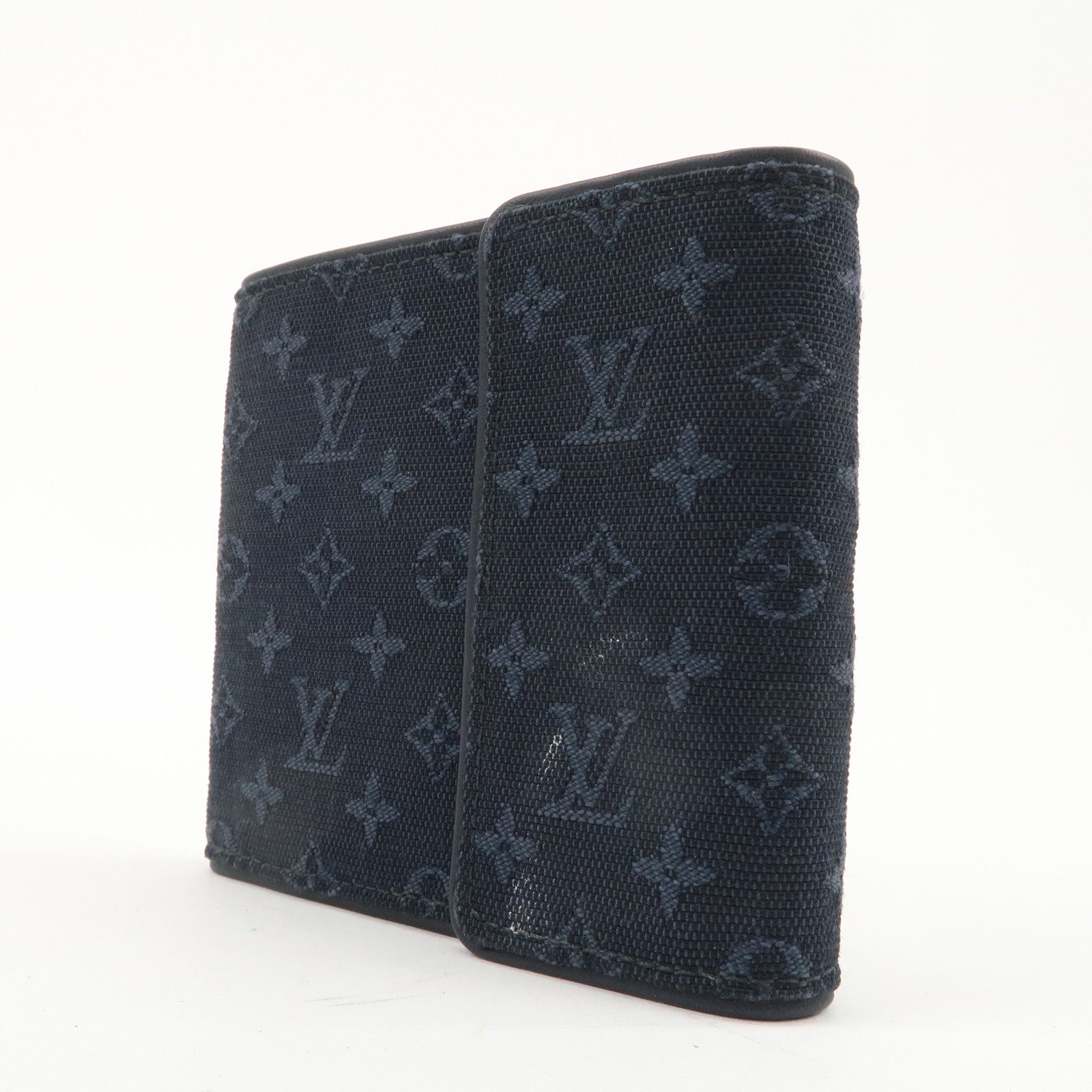 Louis Vuitton Monogram Mini Lin Porte Billet Carte Credit Monnaie