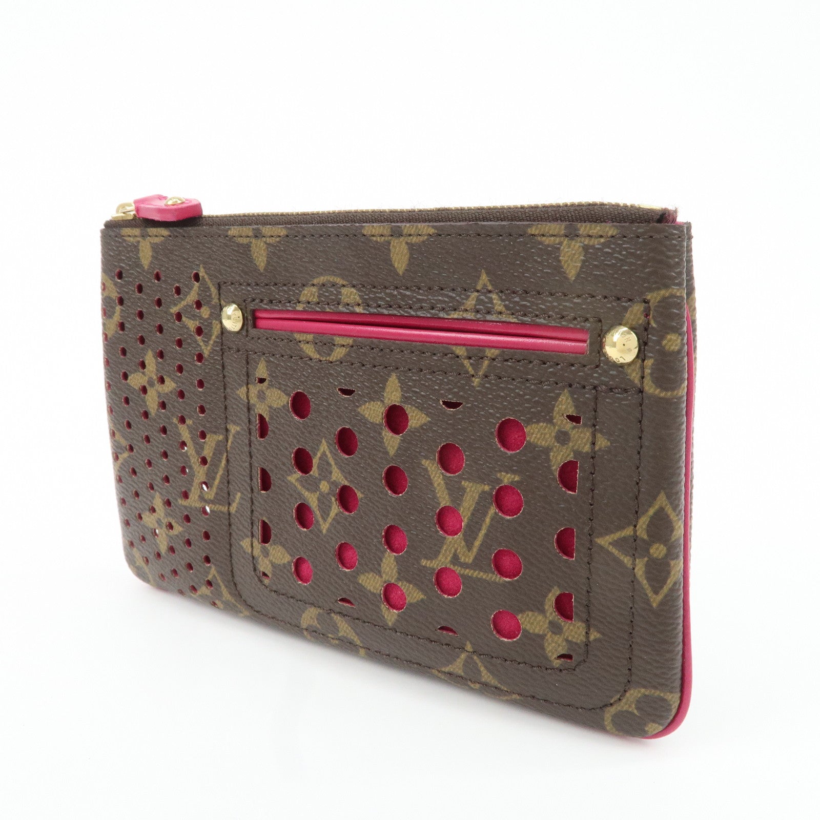 Louis Vuitton Monogram Perforated Pochette Plat Pouch M95219