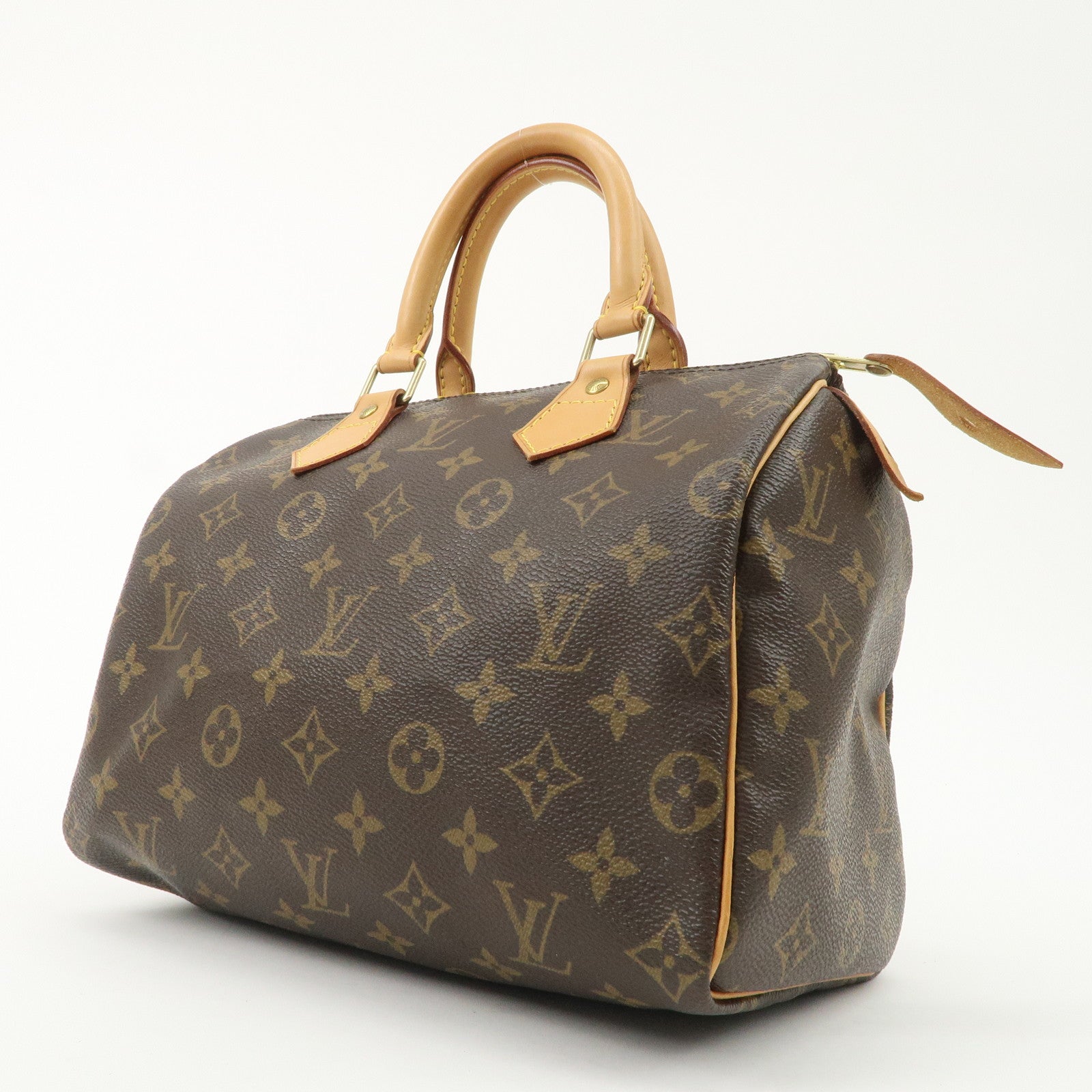 Louis Vuitton Monogram Speedy 25 Hand Bag Boston Bag M41528 Used