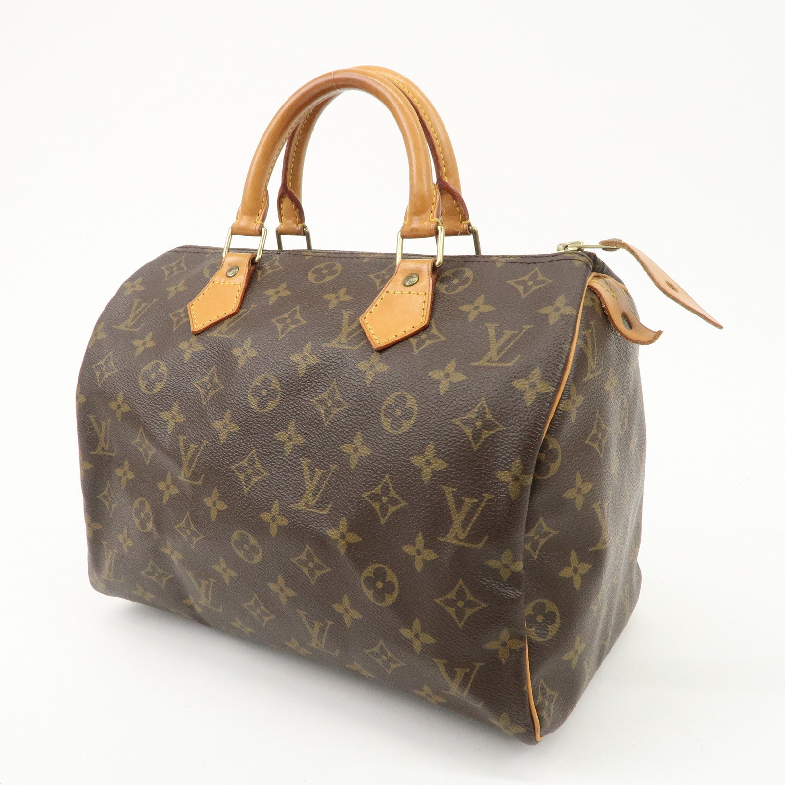 Louis Vuitton Monogram Speedy 30 Hand Bag Boston Bag M41526 Used