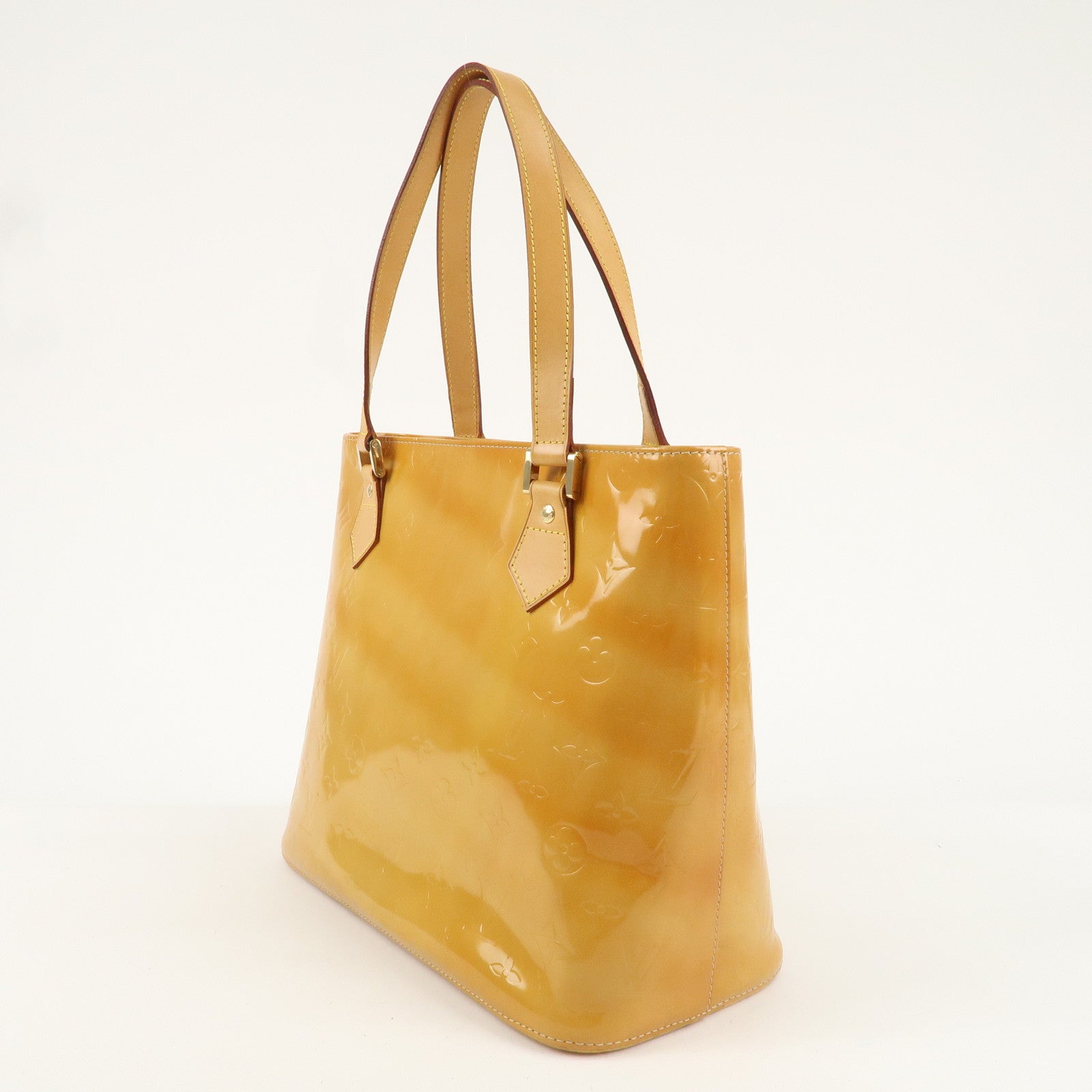 Louis Vuitton Monogram Vernis Houston Tote Bag Beige M91004