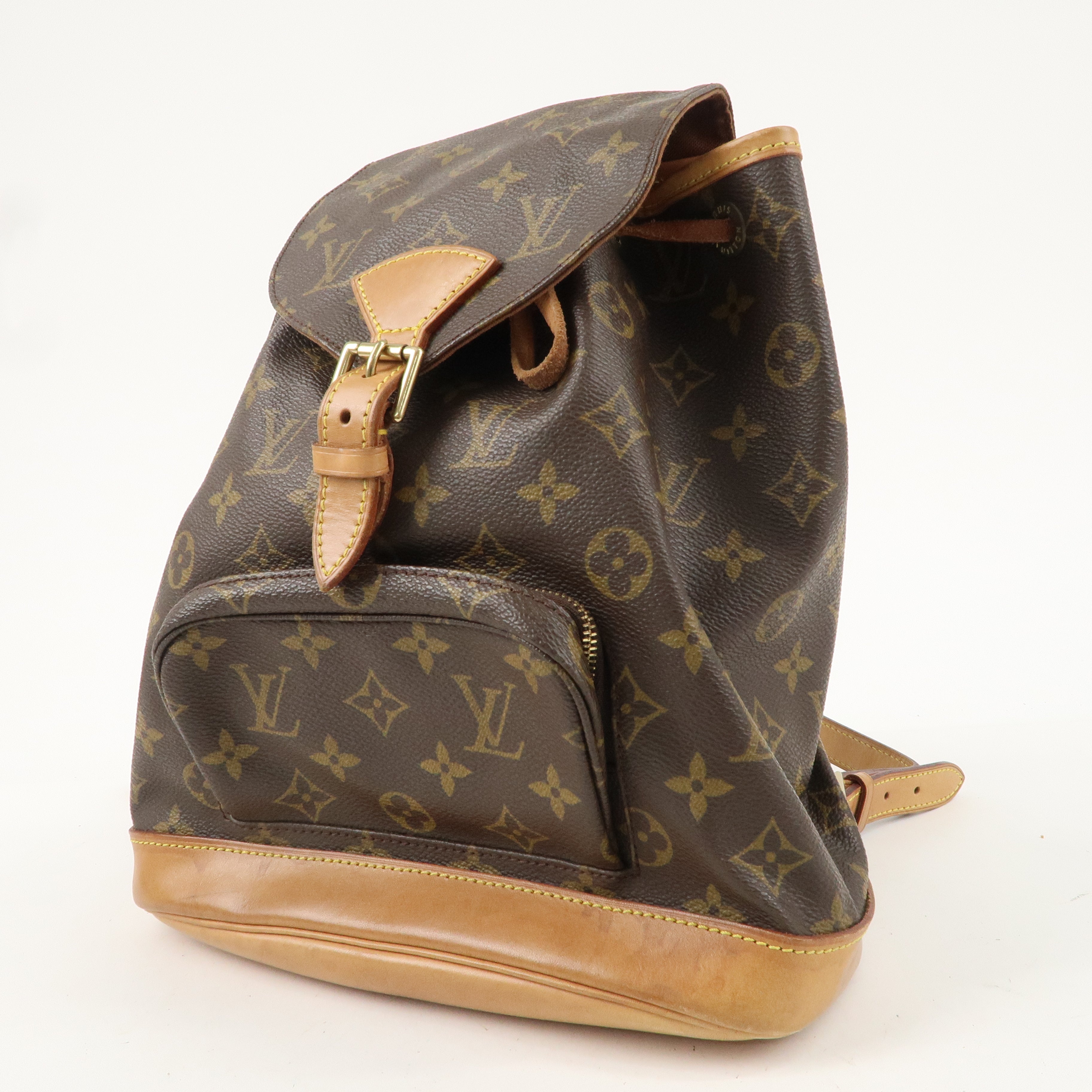 Louis Vuitton Monogram Montsouris MM Back Pack Backpack  M51136