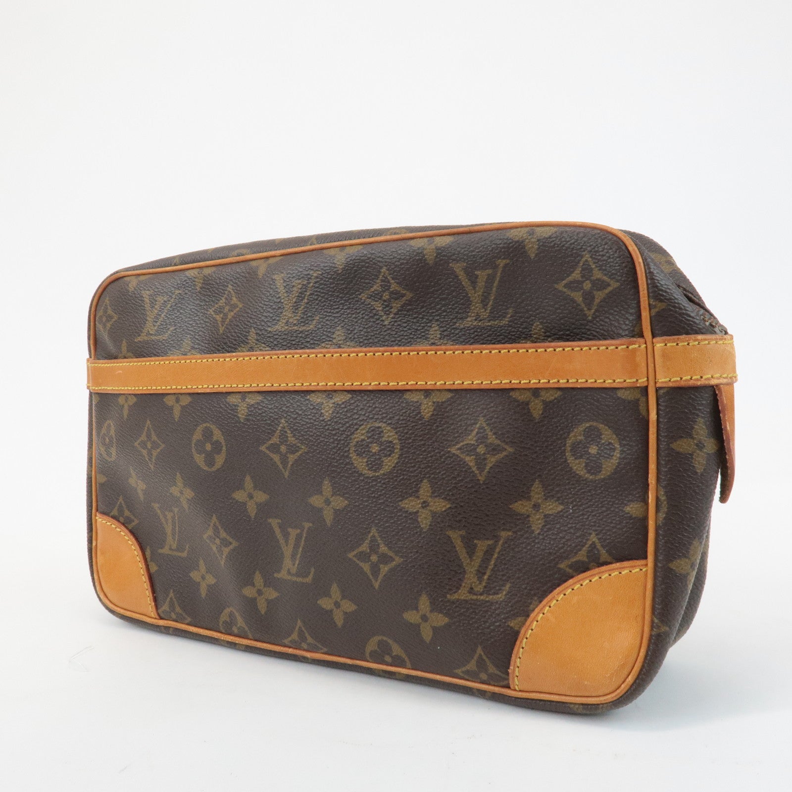 Louis Vuitton Monogram Compiegne 28 Pouch Clutch Bag M51845 Used