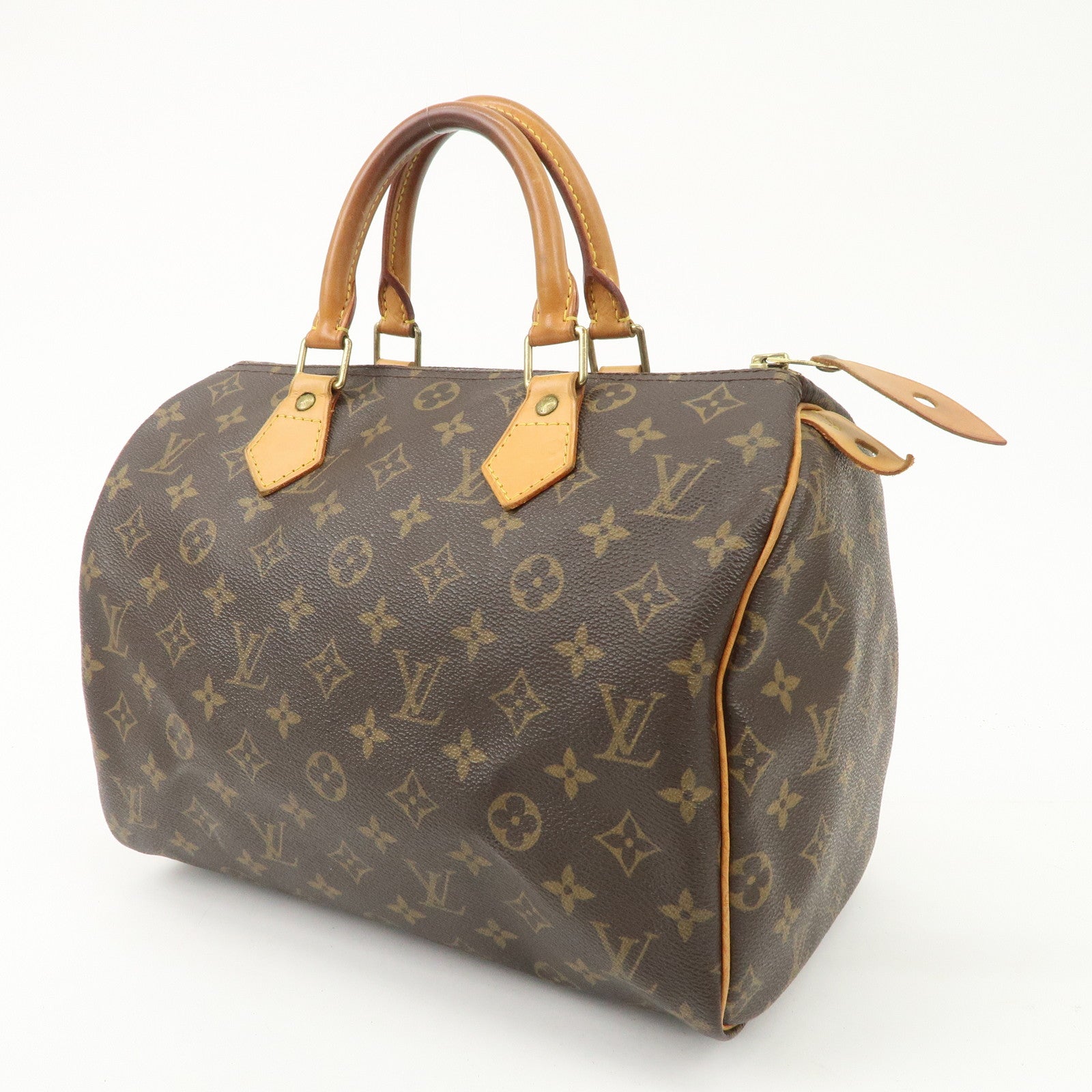 Louis Vuitton Monogram Speedy 30 Hand Bag Boston Bag M41526 Used