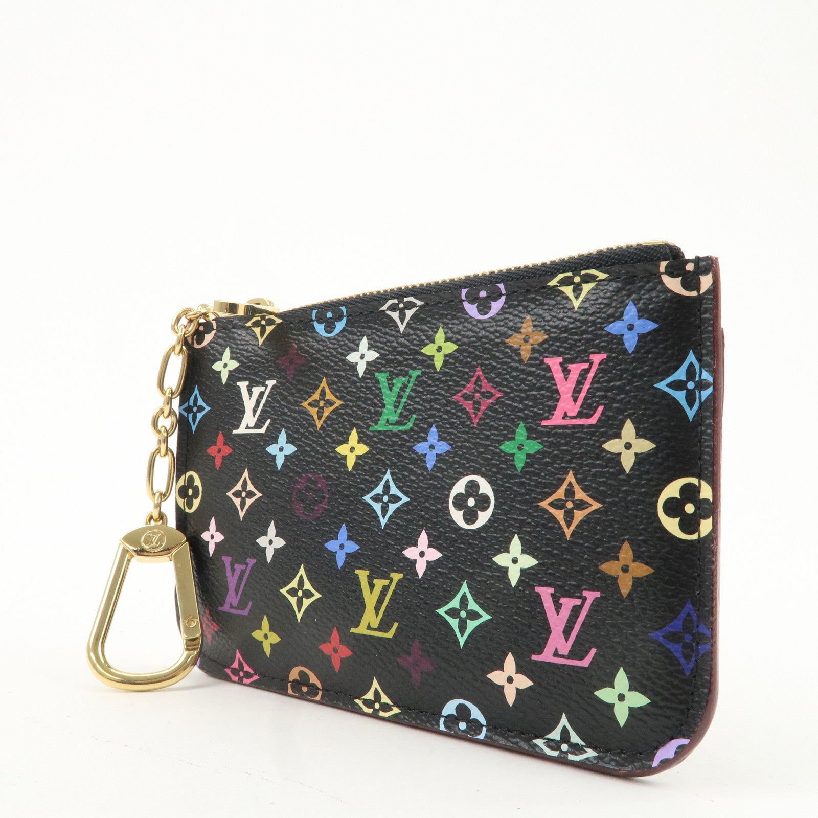 Louis Vuitton Monogram Multicolor Pochette Cles Coin Case M93735 Used