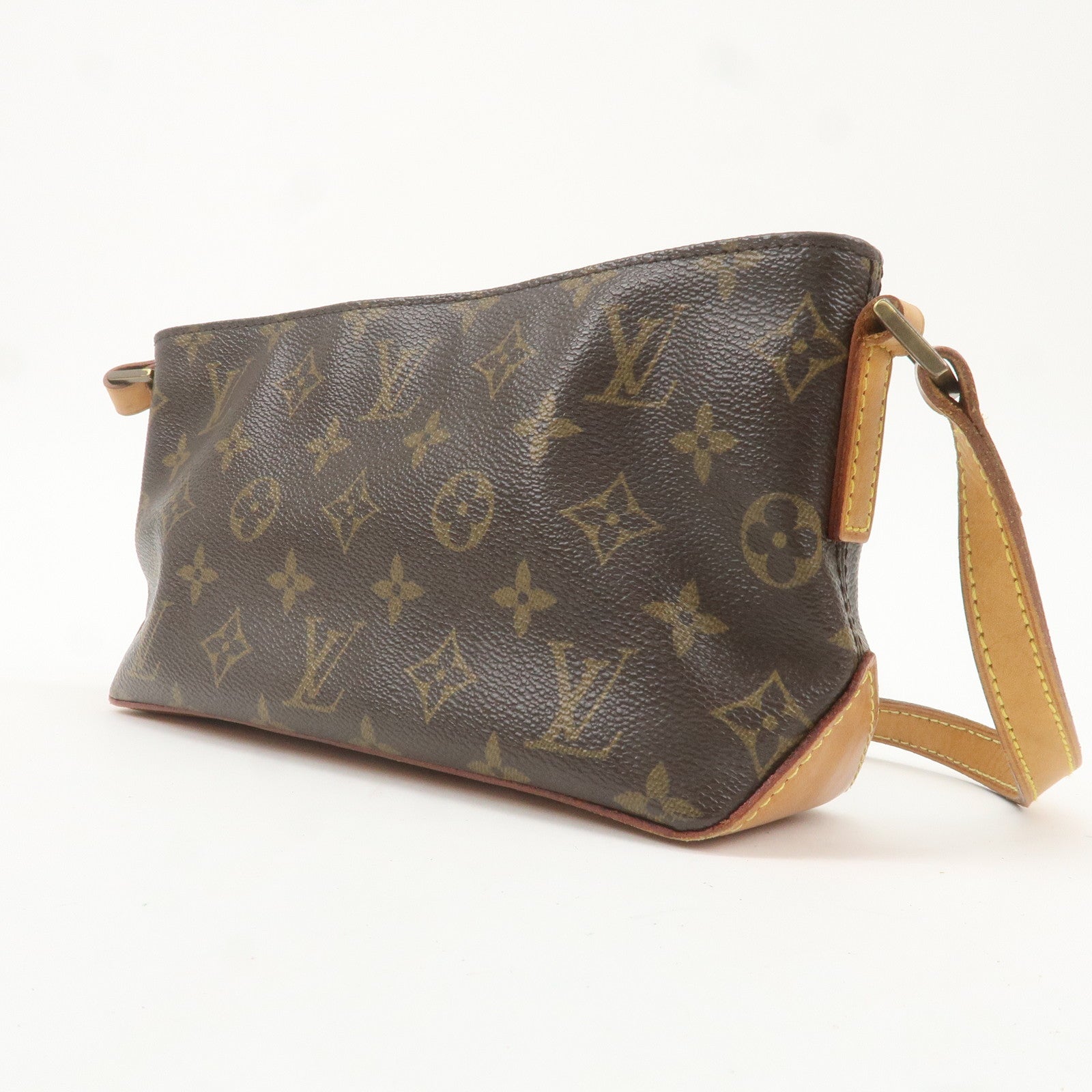 Louis Vuitton Monogram Trotteur Shoulder Bag Brown M51240