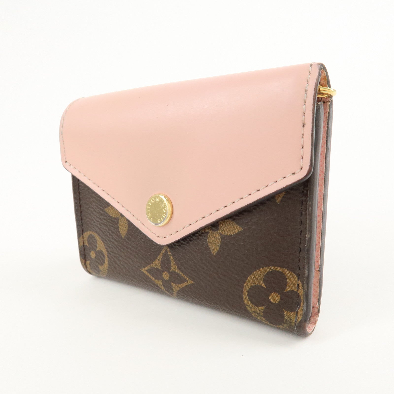 Louis Vuitton Portefeuille Zoe Wallet Rose Ballerine M62933 Used