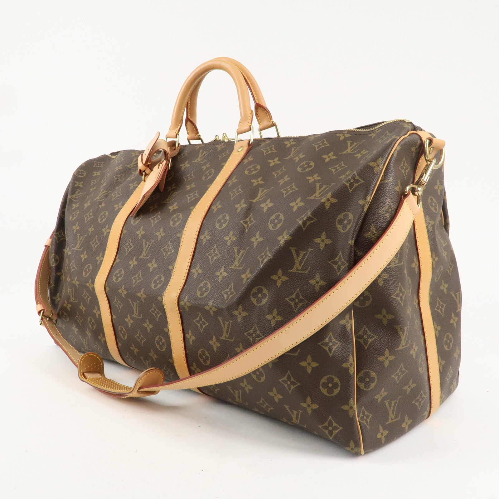 Louis Vuitton Monogram Keep All Bandouliere 60 Bag M41412