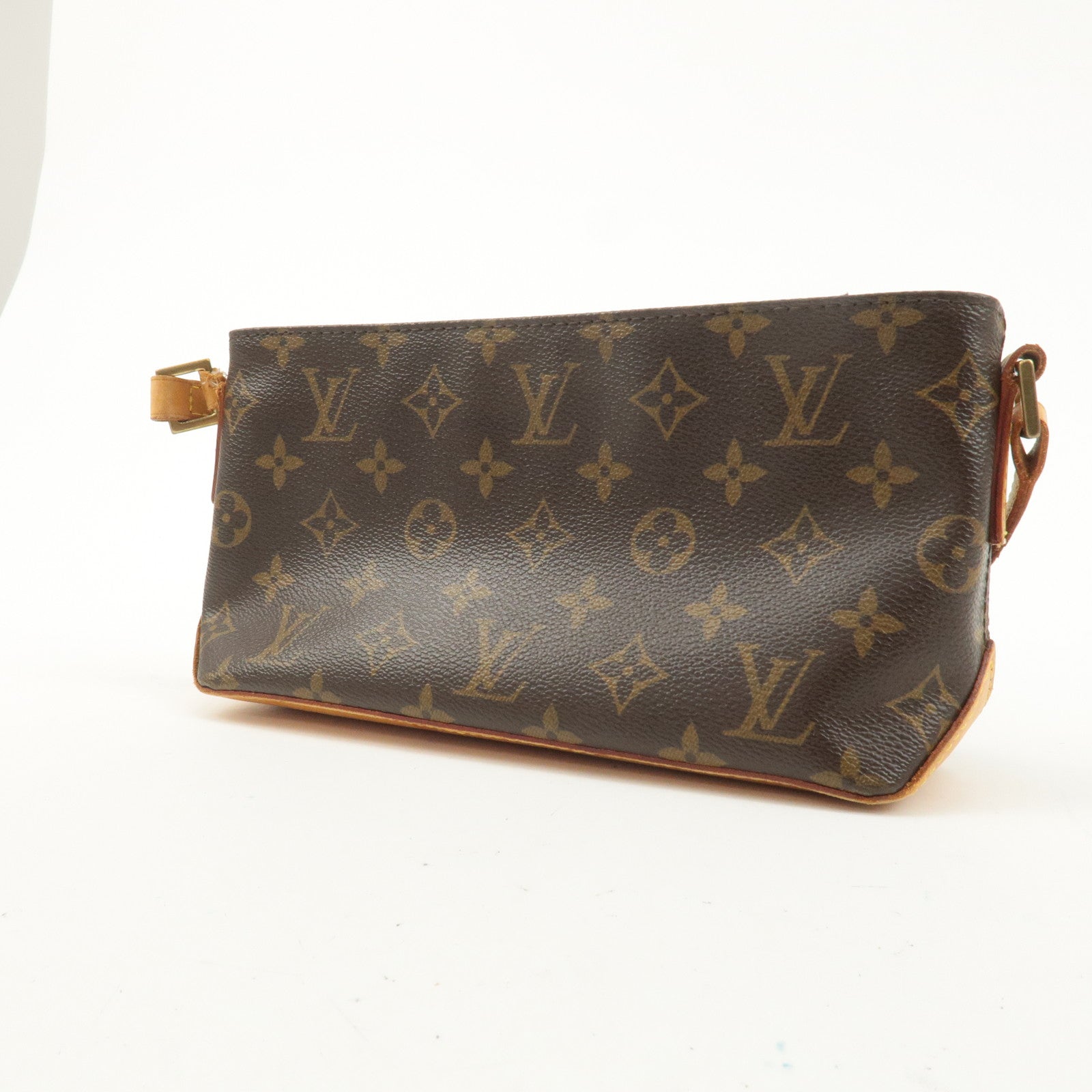 Louis Vuitton Monogram Trotteur Shoulder Bag Brown M51240