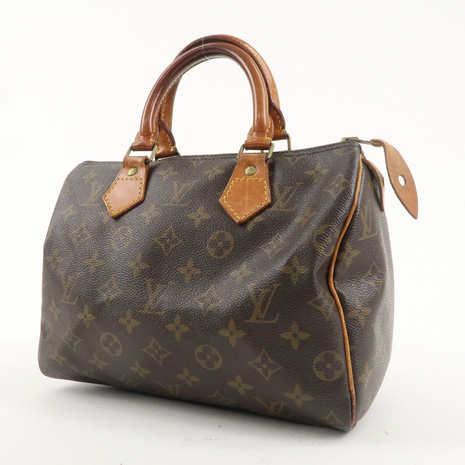 Louis Vuitton Monogram Speedy 25 Hand Bag Boston Bag M41528