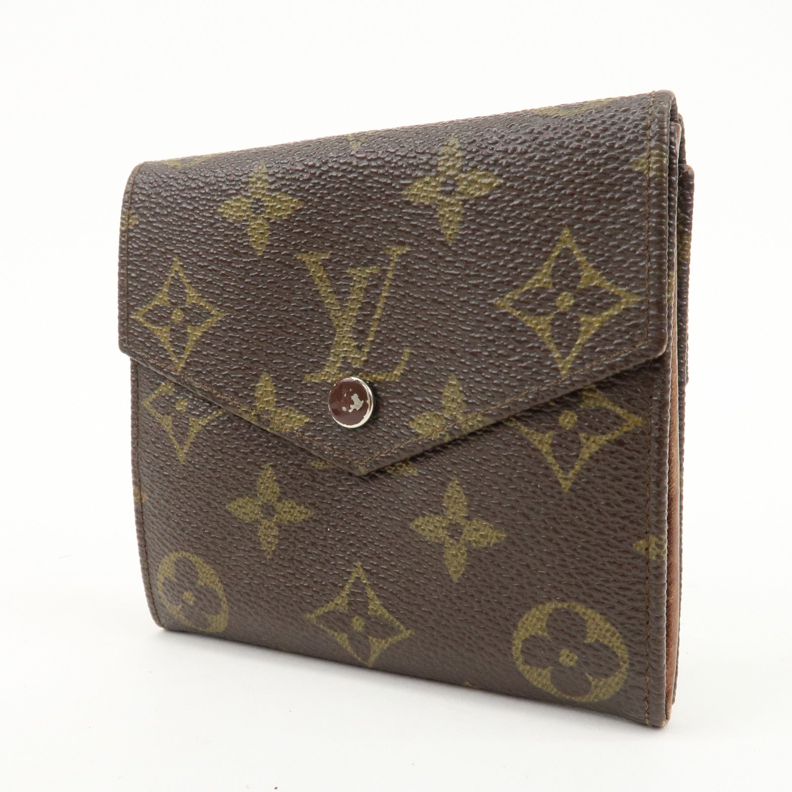 Louis Vuitton Monogram Set of 2 Porte Wallet Brown M61660 M61675