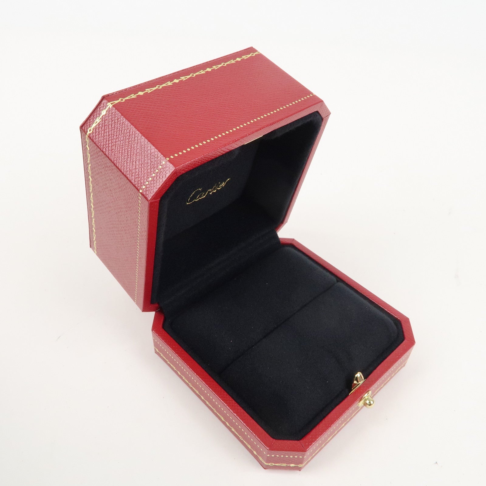 Cartier Set of 2 Ring Box Display Box Jewelry Box For Ring Red