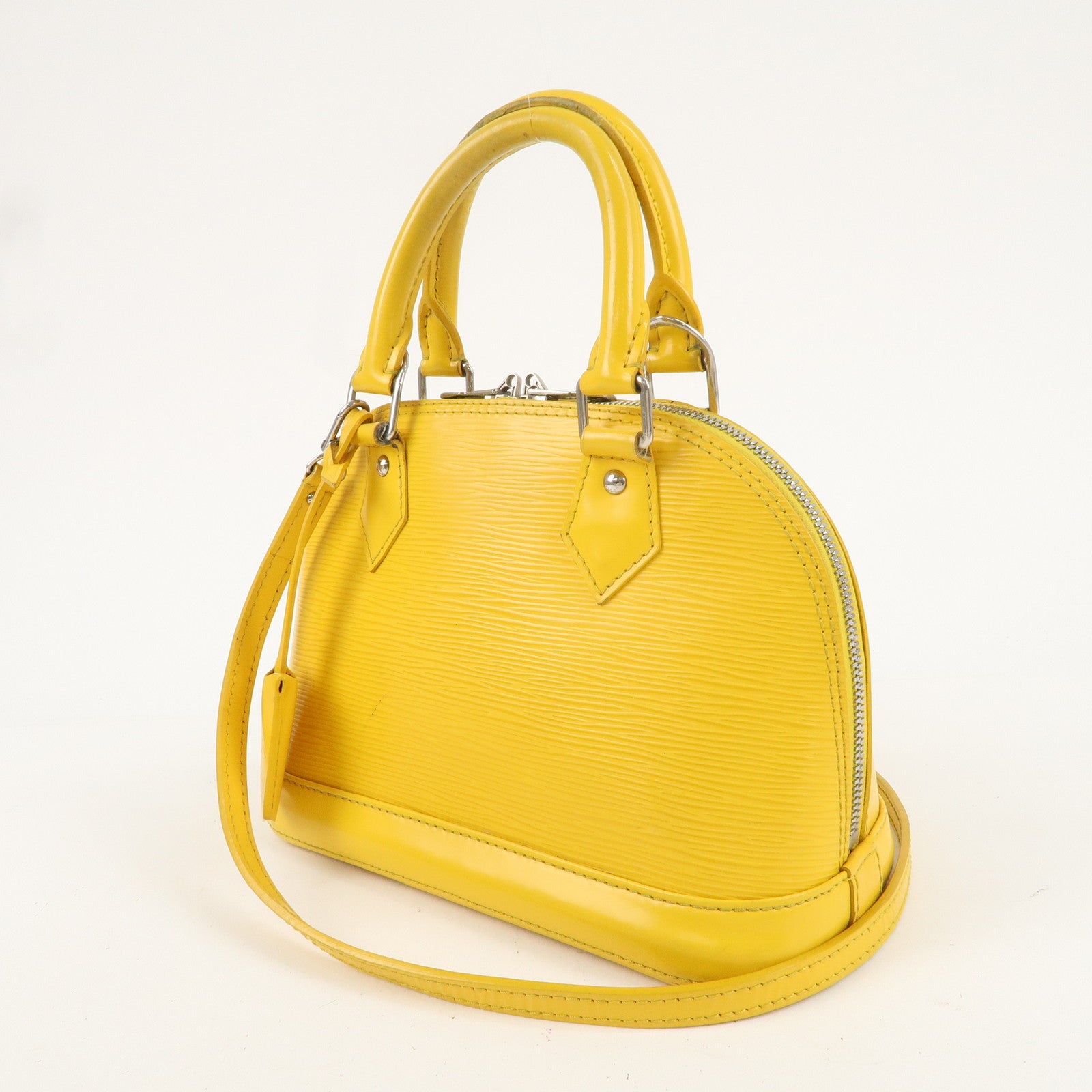 Louis Vuitton Epi Alma BB Hand Bag Citron M40866