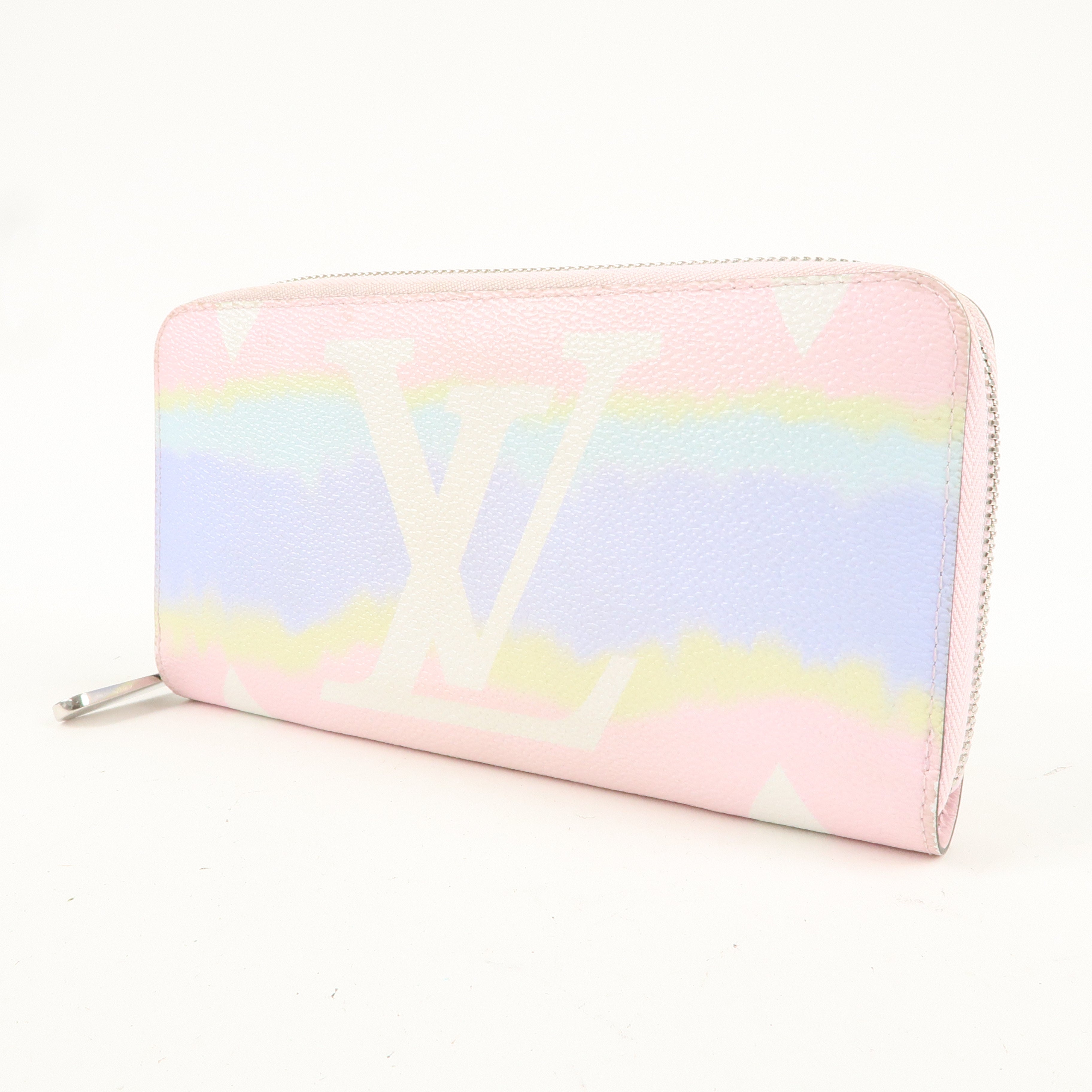 Louis Vuitton Monogram Escal Zippy Wallet Pastel Pink M69100