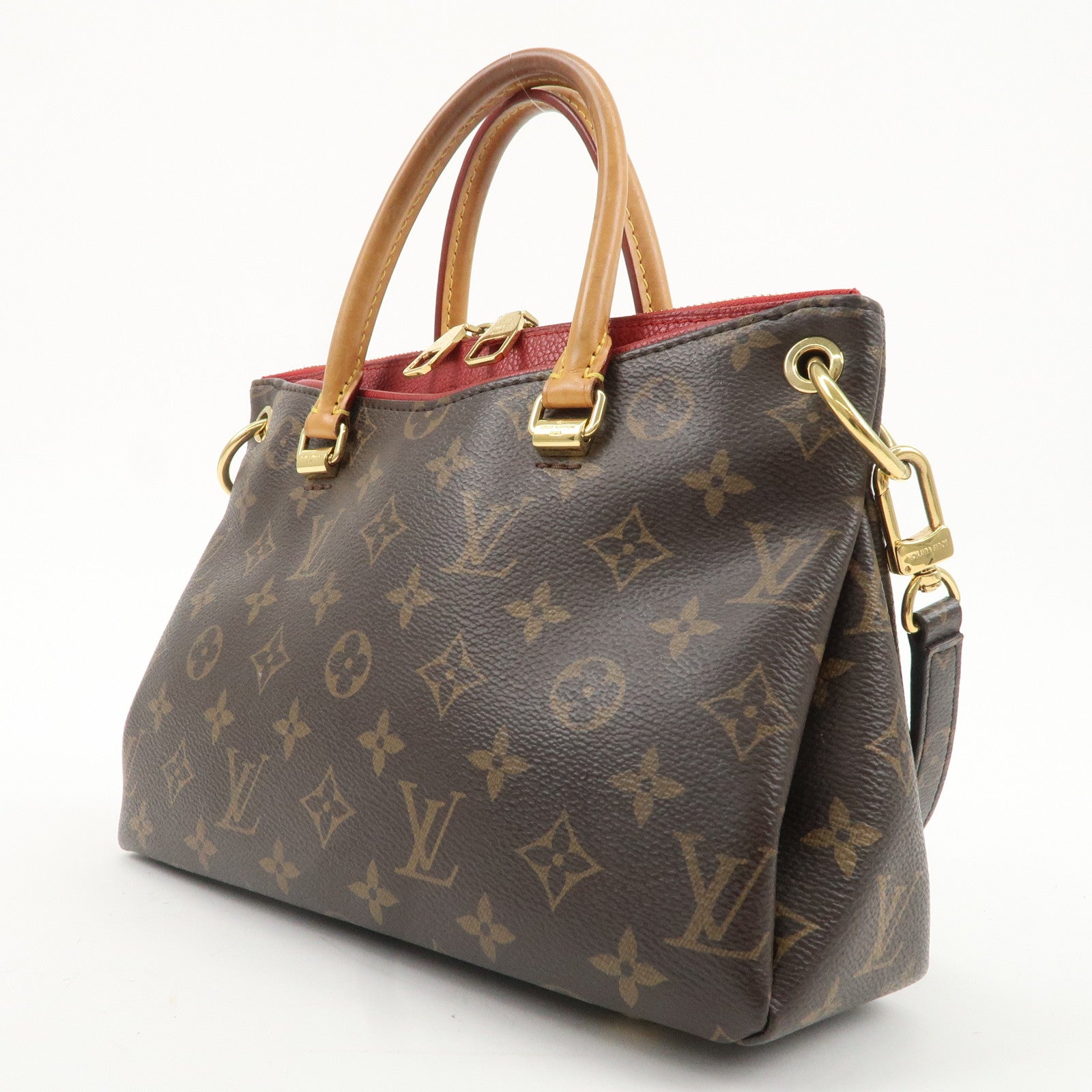 Louis Vuitton MonogramPallas BB 2Way Hand Bag Shoulder Bag M41241 Used