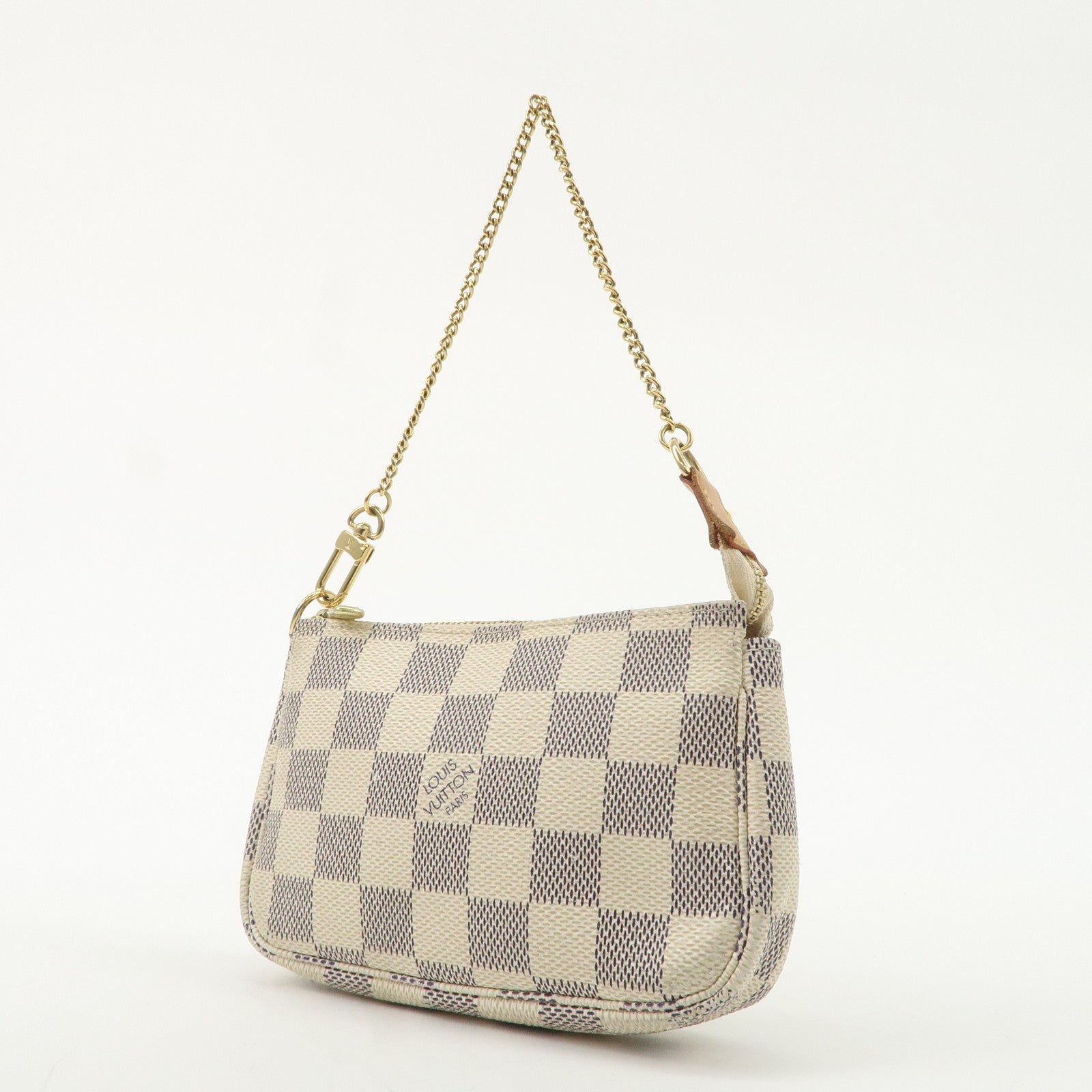 Louis Vuitton Damier Azur Mini Pochette Accessoires Pouch N58010 Used