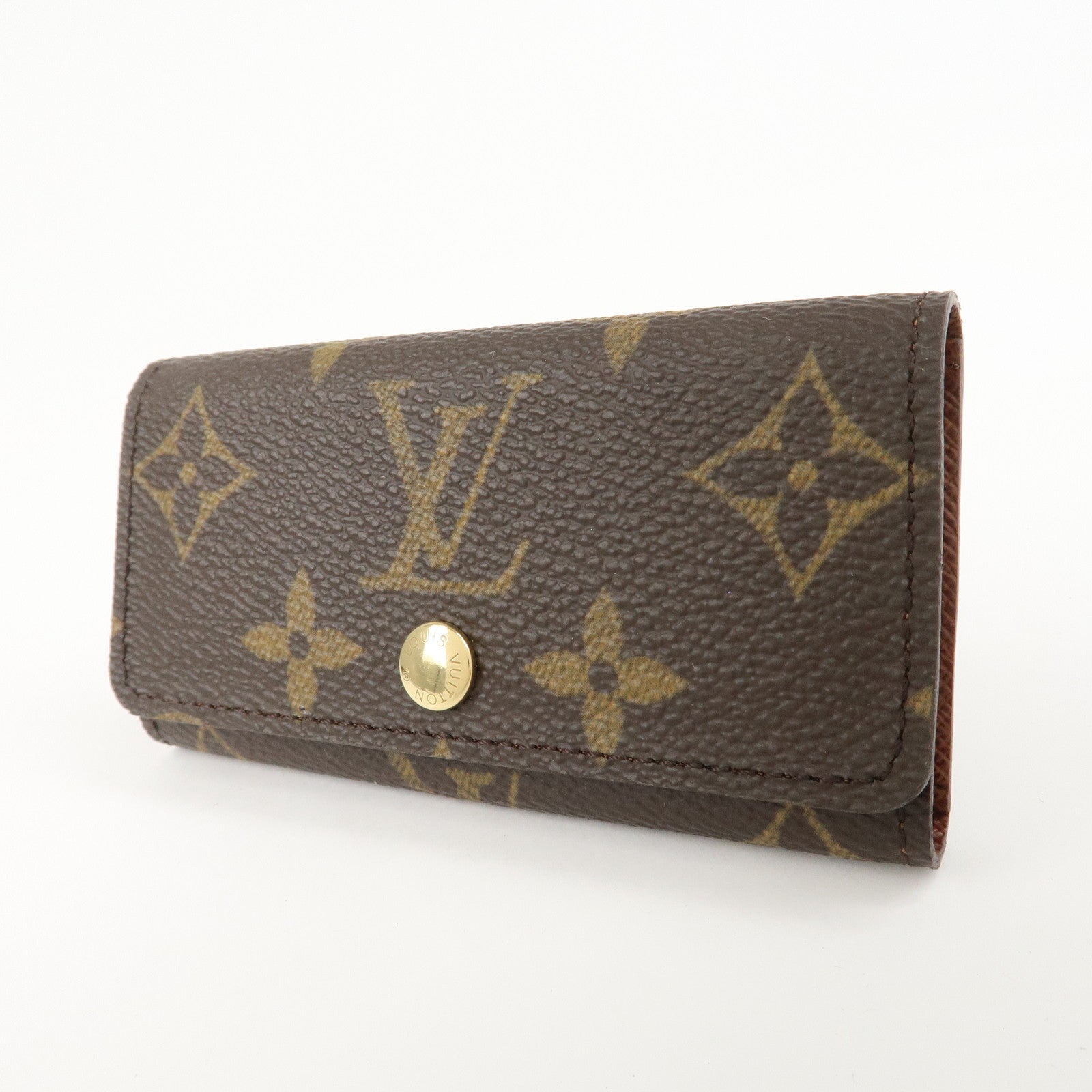 Louis Vuitton Monogram Multicles 4 Key Case Brown M69517