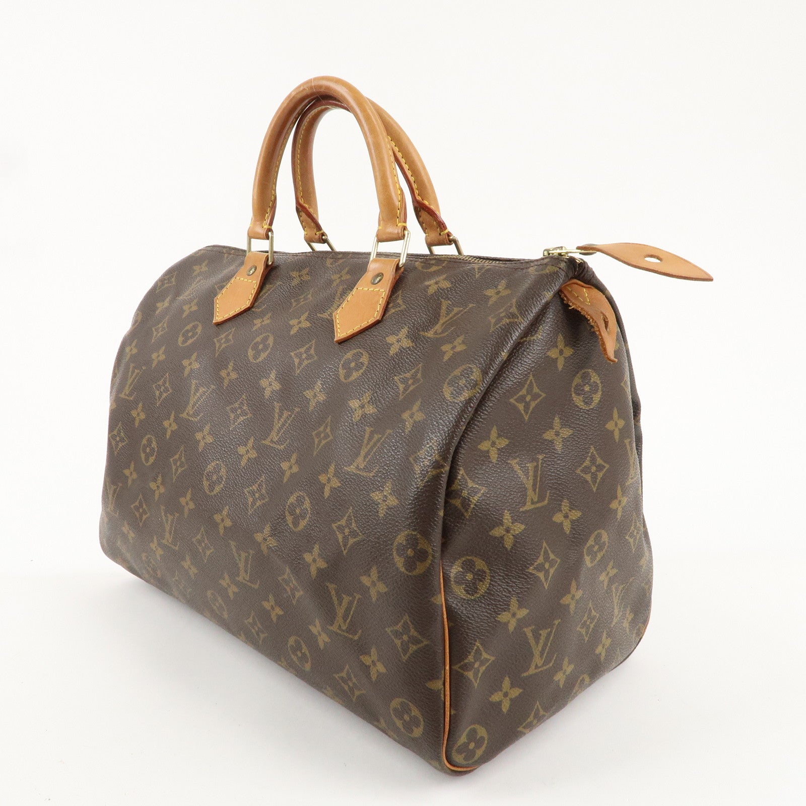 Louis Vuitton Monogram Speedy 35 Hand Bag Boston Bag M41524