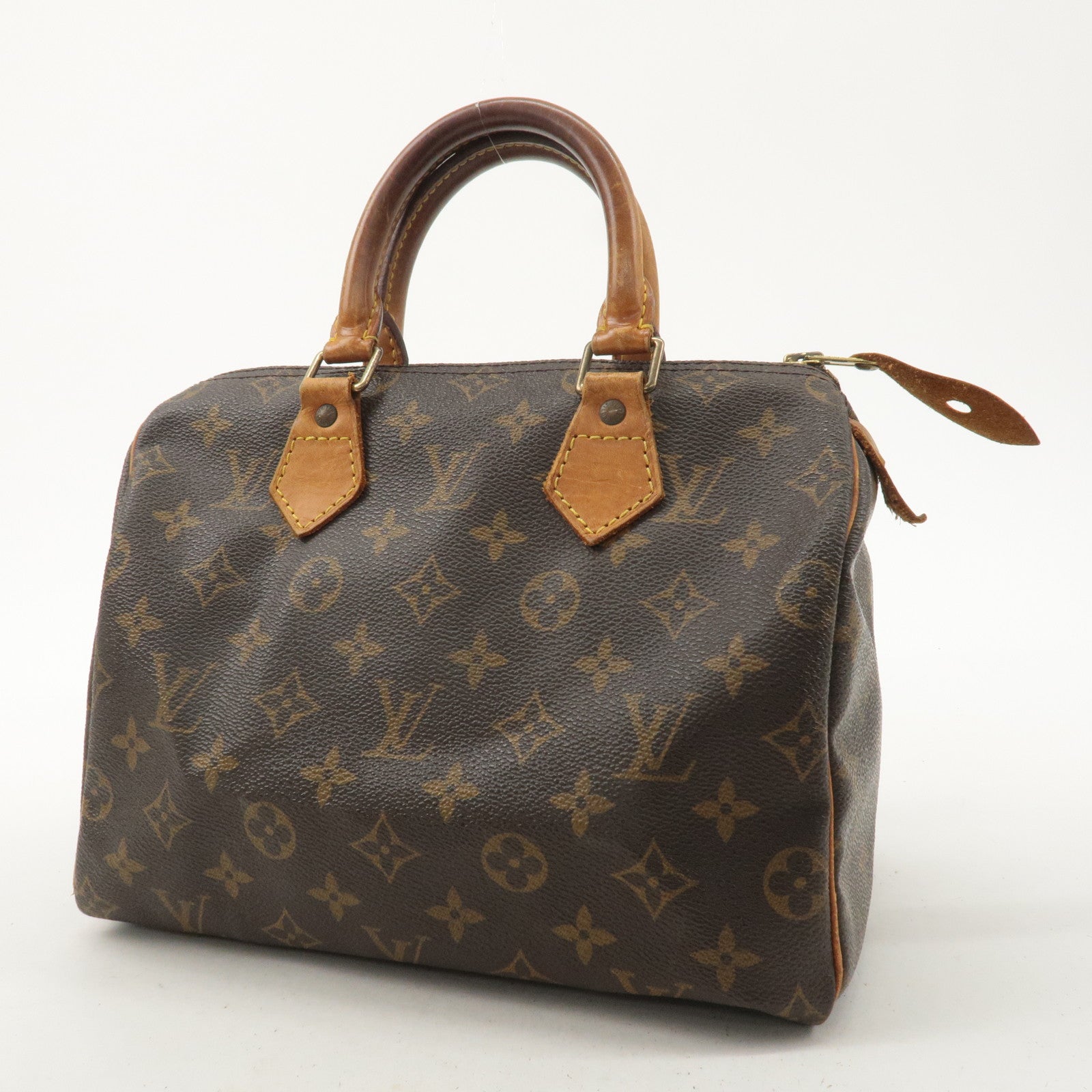 Louis Vuitton Monogram Speedy 25 Hand Bag Boston Bag M41528