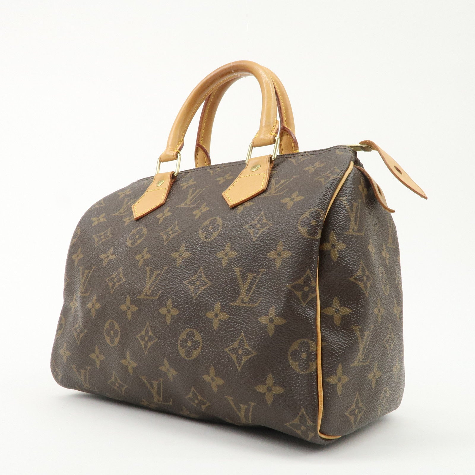 Louis Vuitton Monogram Speedy 25 Hand Bag Boston Bag M41528 Used