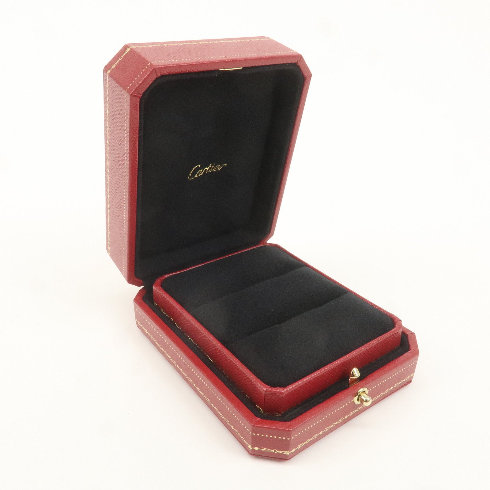 Cartier Set of 2 Pair Ring Box Display Box Jewelry Box For Ring