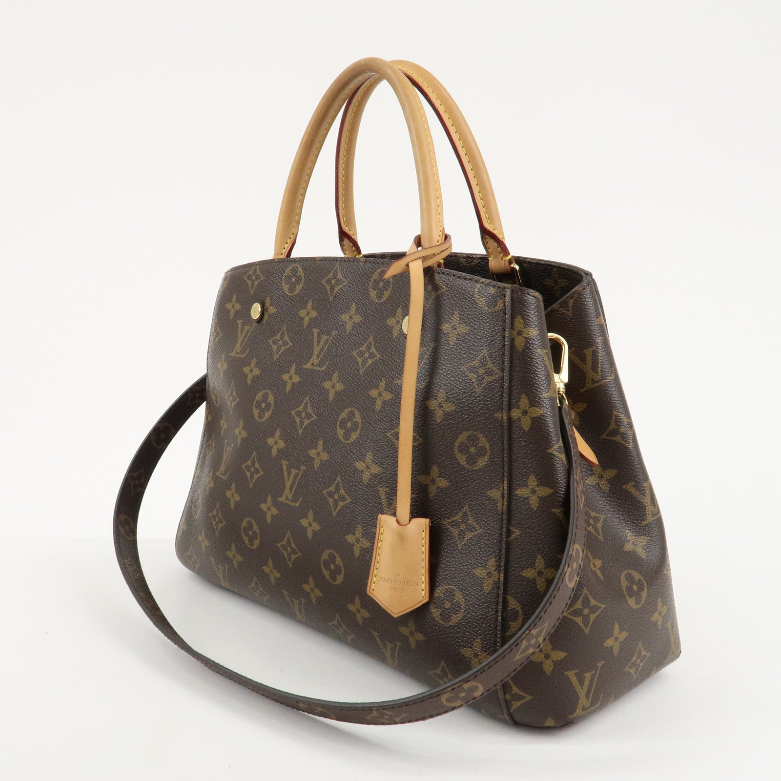 Louis Vuitton Monogram Montaigne BB 2Way Bag Hand Bag M41055 Used