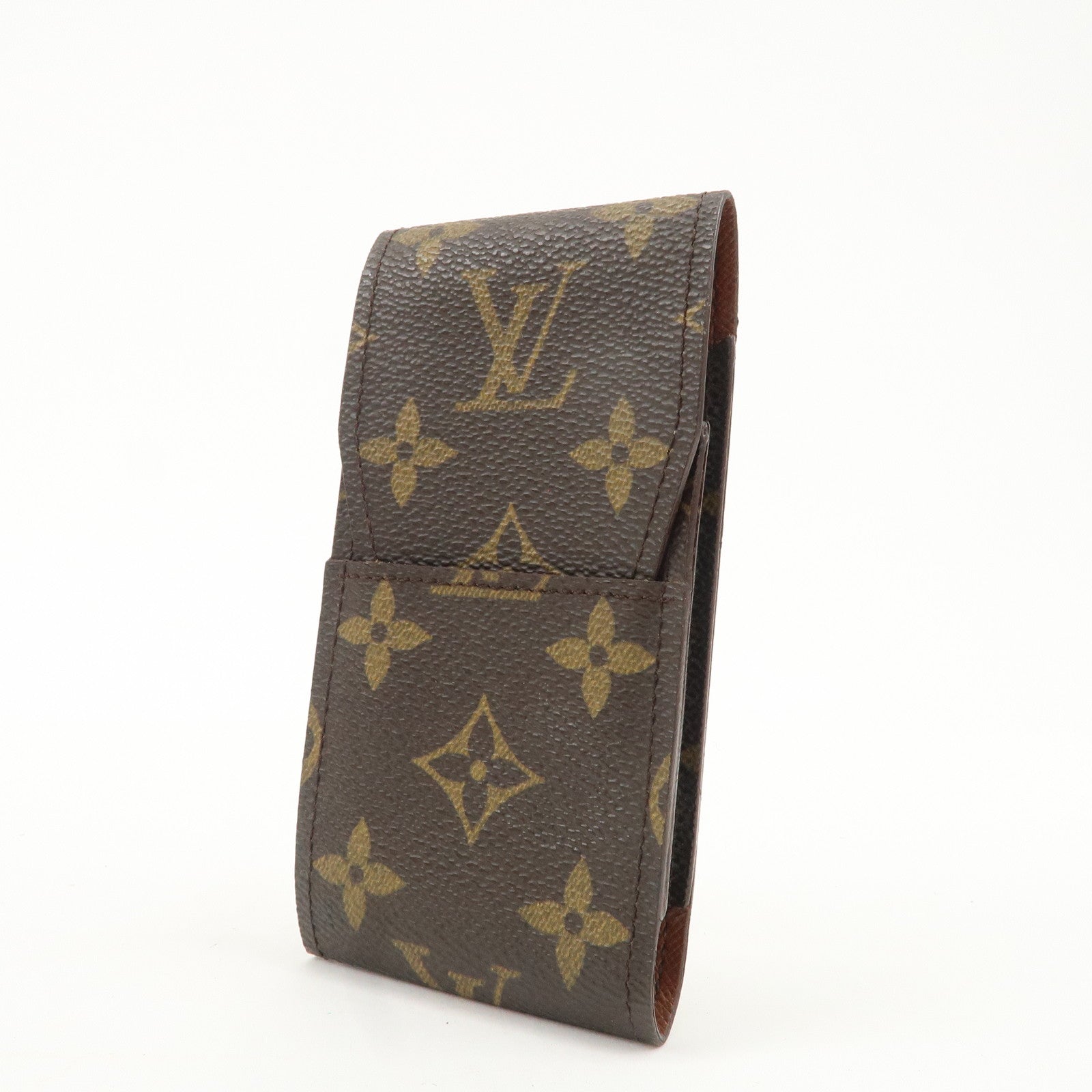 Louis Vuitton Set of 2 Etui Cigarette Case Brown M63024 N63024 Used