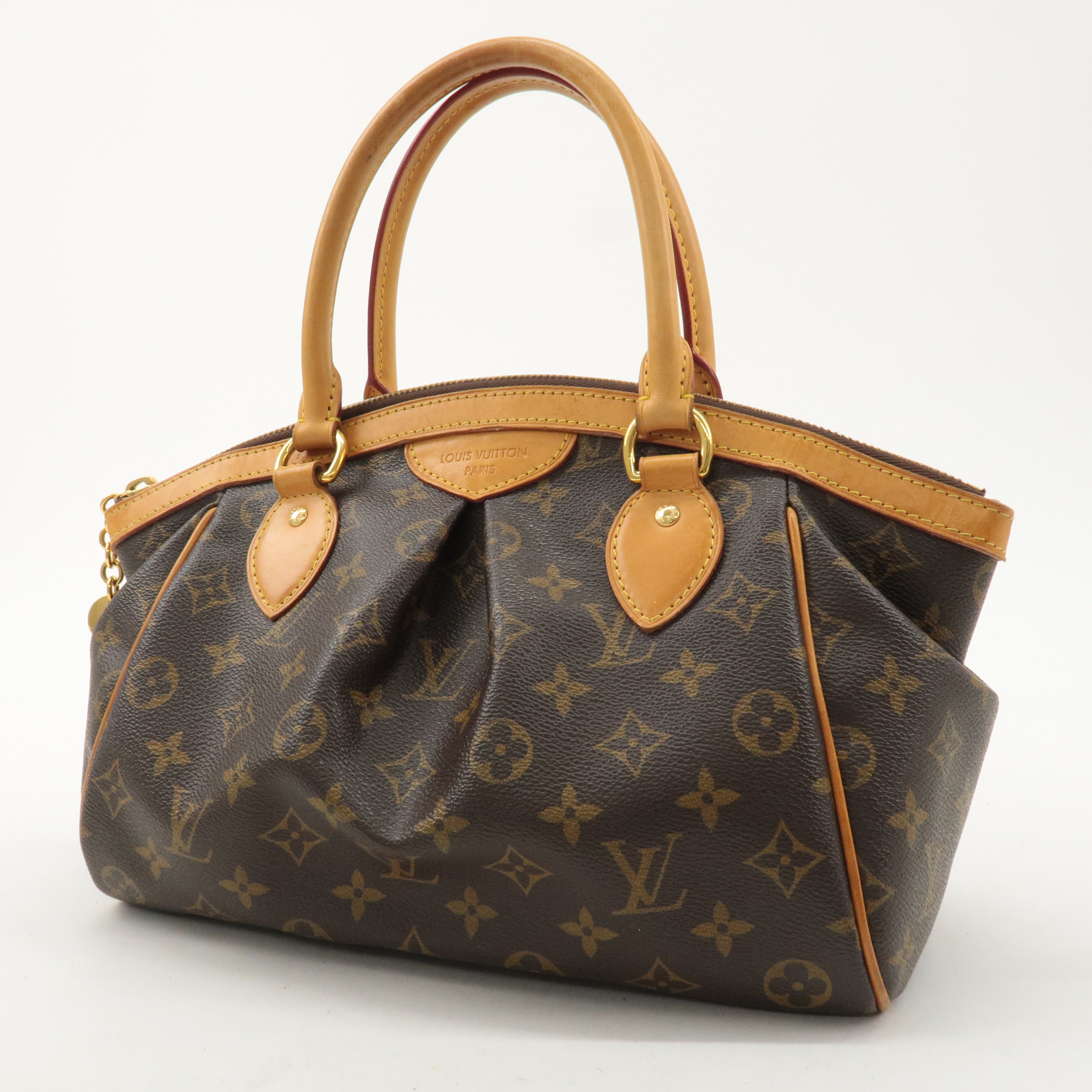 Louis Vuitton Monogram Tivoli PM Hand Bag Brown M40143