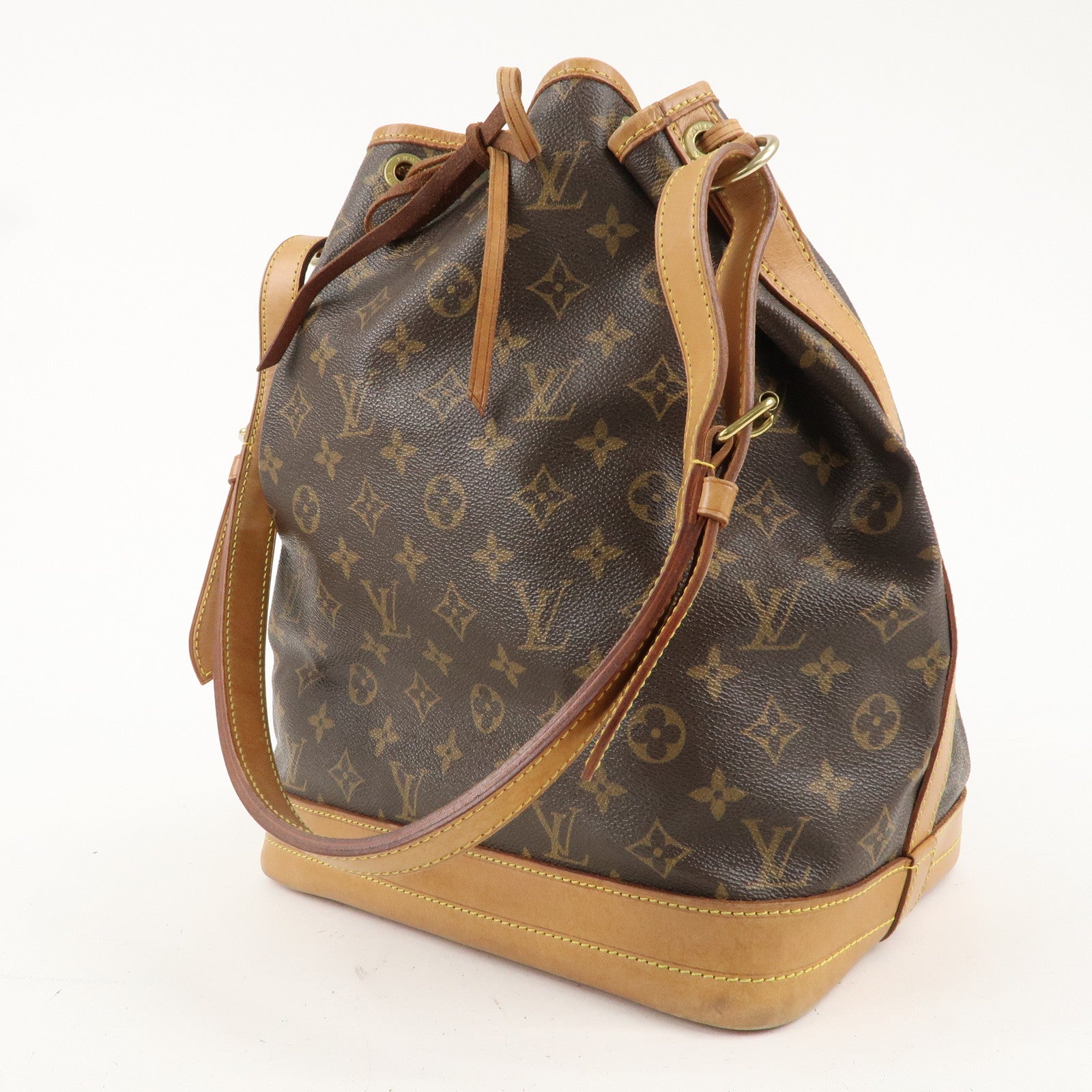 Louis Vuitton Monogram Noe Shoulder Bag Hand Bag Brown M42224