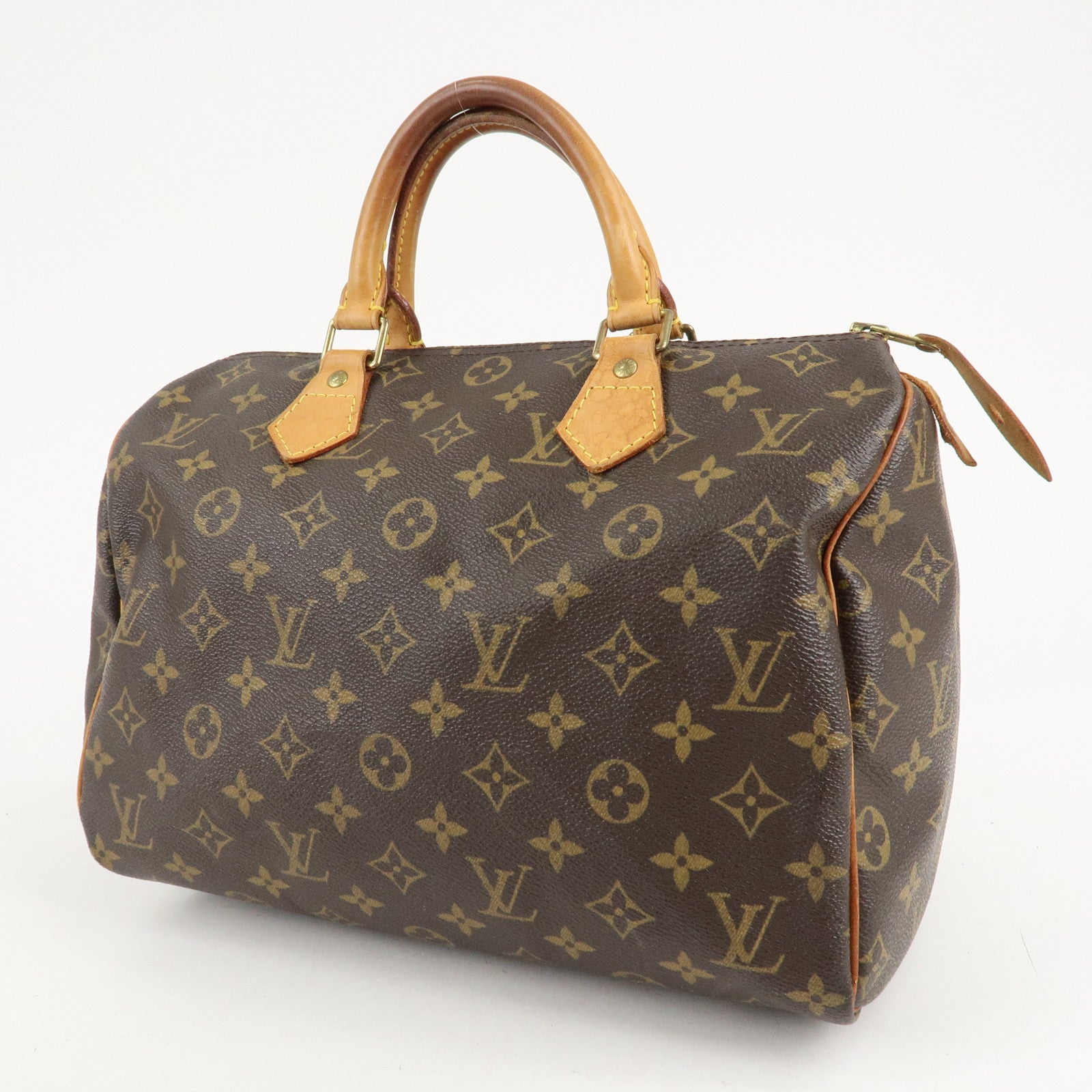 Louis Vuitton Monogram Speedy 30 Hand Bag Boston Bag M41526 Used