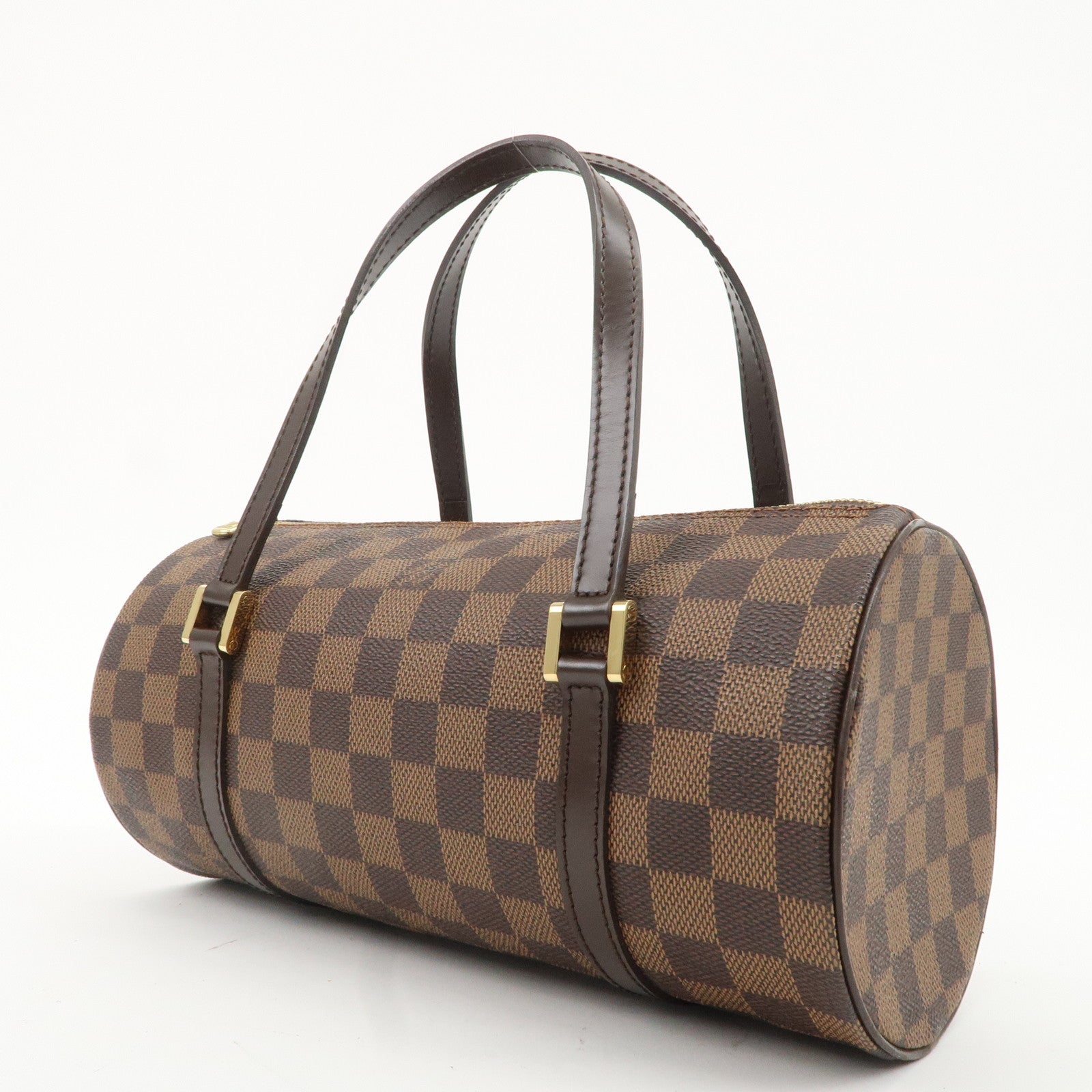 Louis Vuitton Damier Ebene Papillon 26 Hand Bag Brown N51304 Used