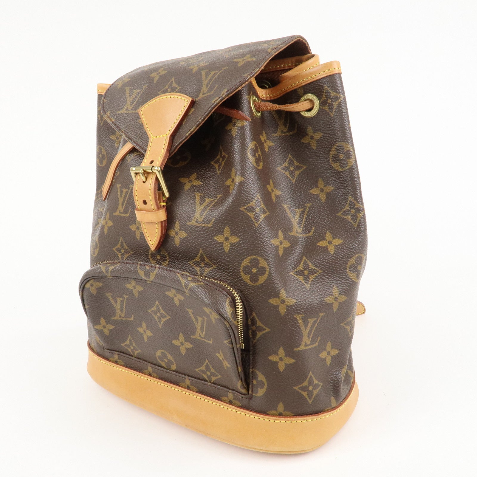 Louis Vuitton Monogram Montsouris MM Back Pack M51136 Used