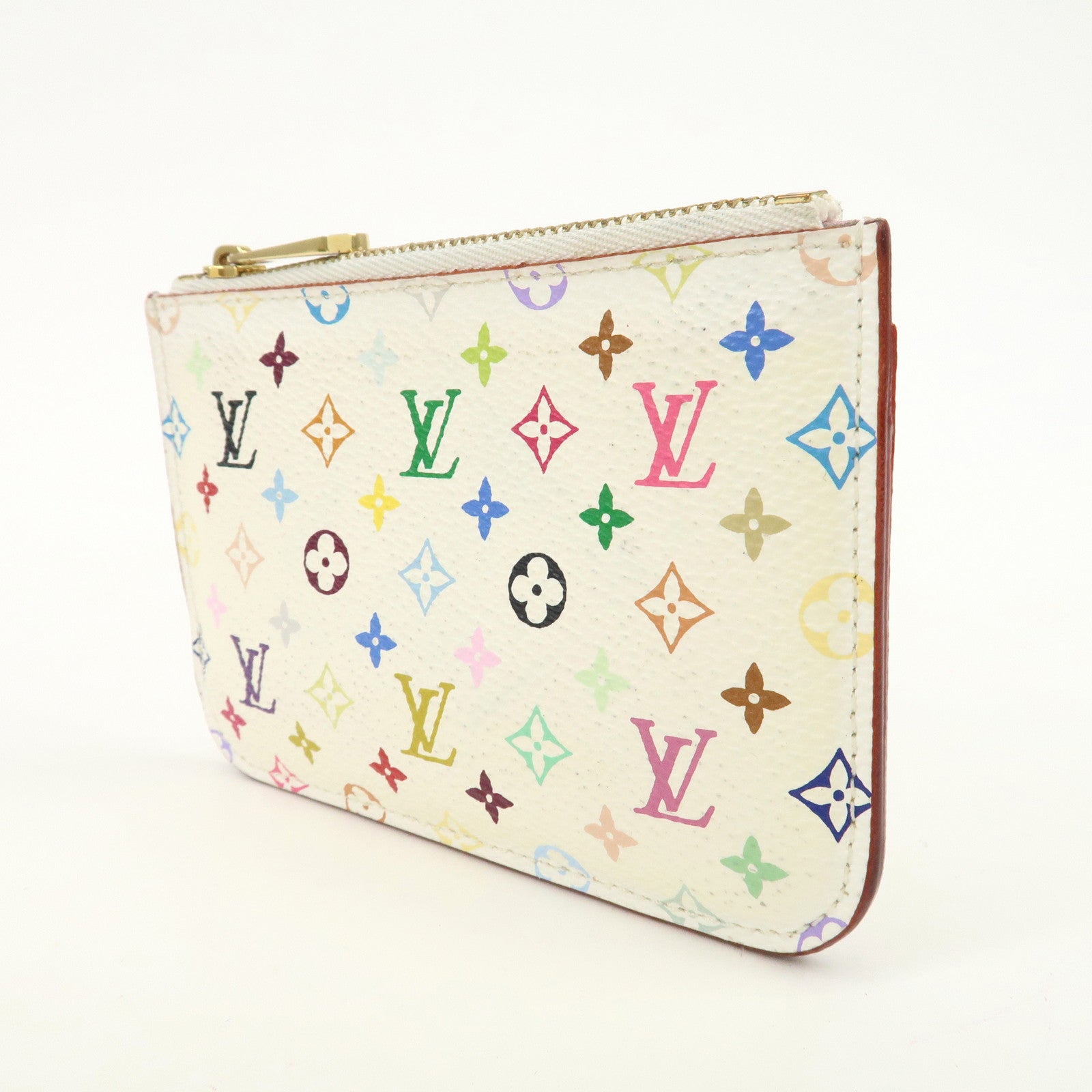 Louis Vuitton Monogram Multicolor Pochette Cles Coin Case M93734 Used