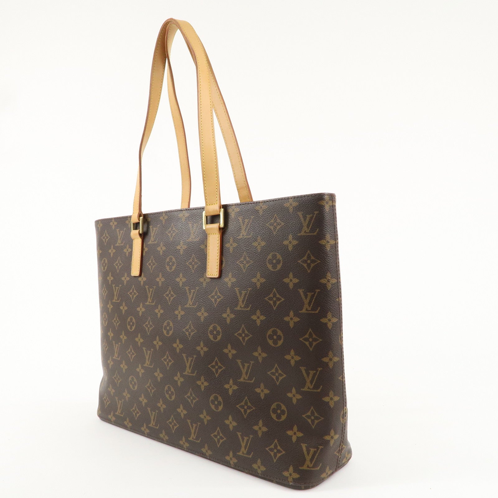 Louis Vuitton Monogram Luco Tote Bag Hand Bag Brown M51155