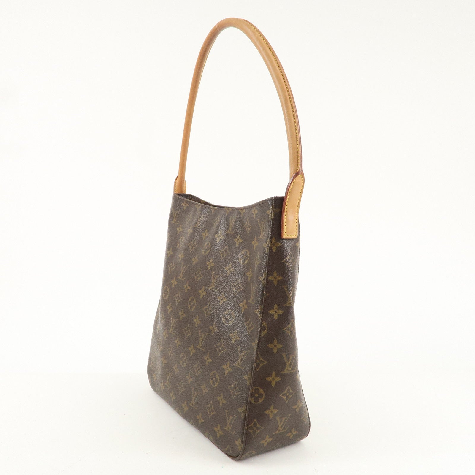 Louis Vuitton Monogram Looping GM Shoulder Bag Brown M51145