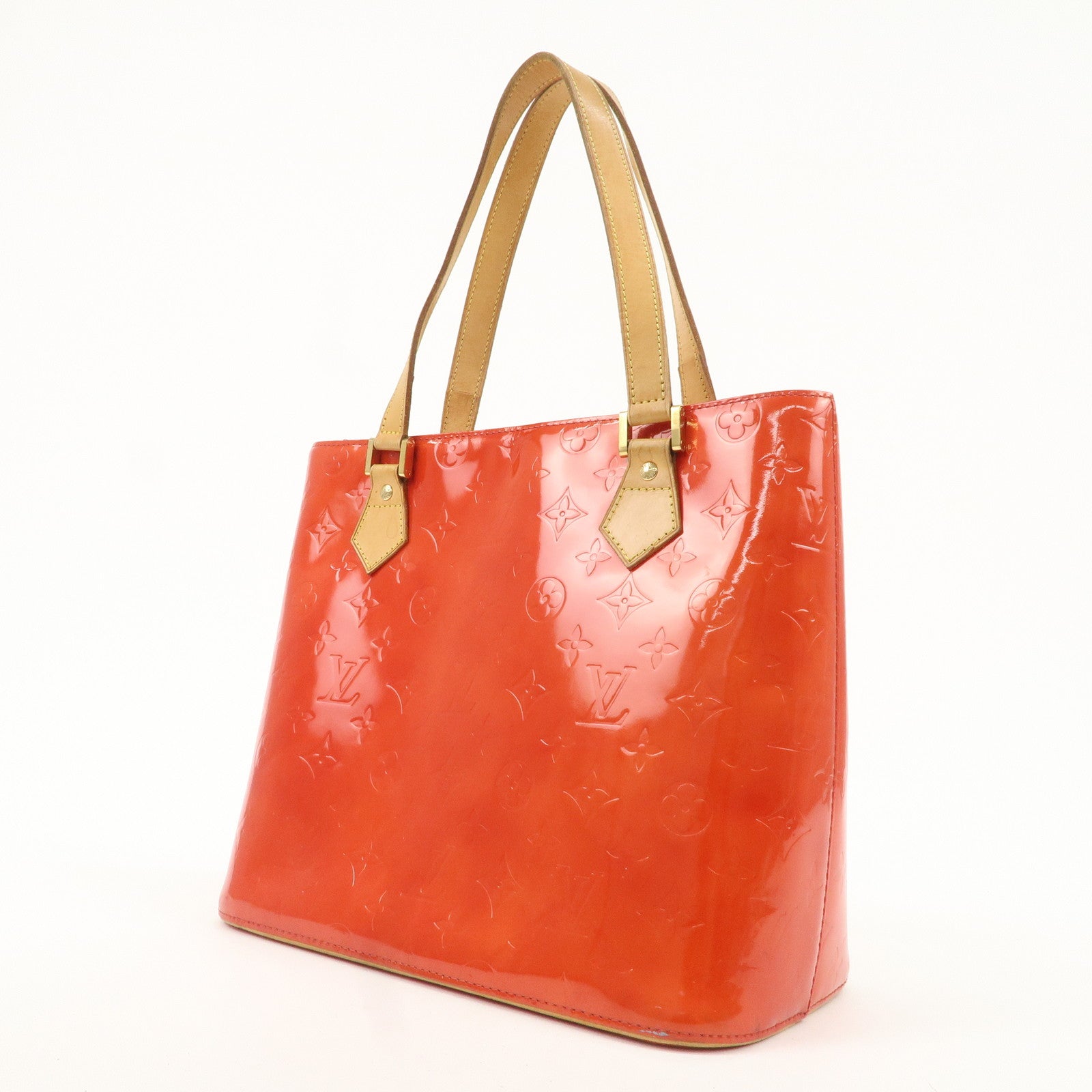 Louis Vuitton Monogram Vernis Houston Tote Bag Rouge M91092