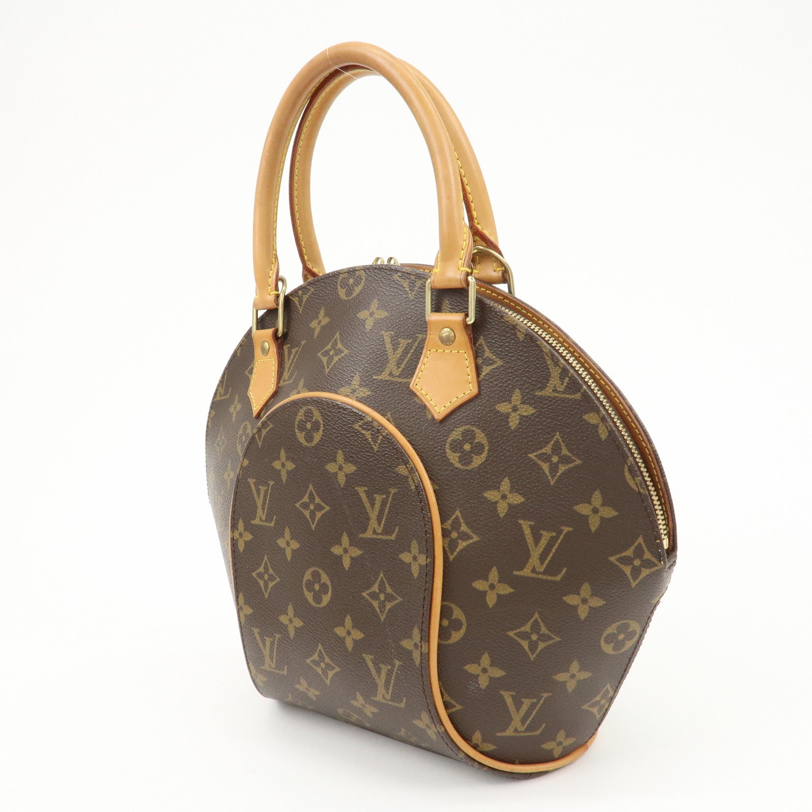 Louis Vuitton Monogram Ellipse MM Hand Bag Brown M51127