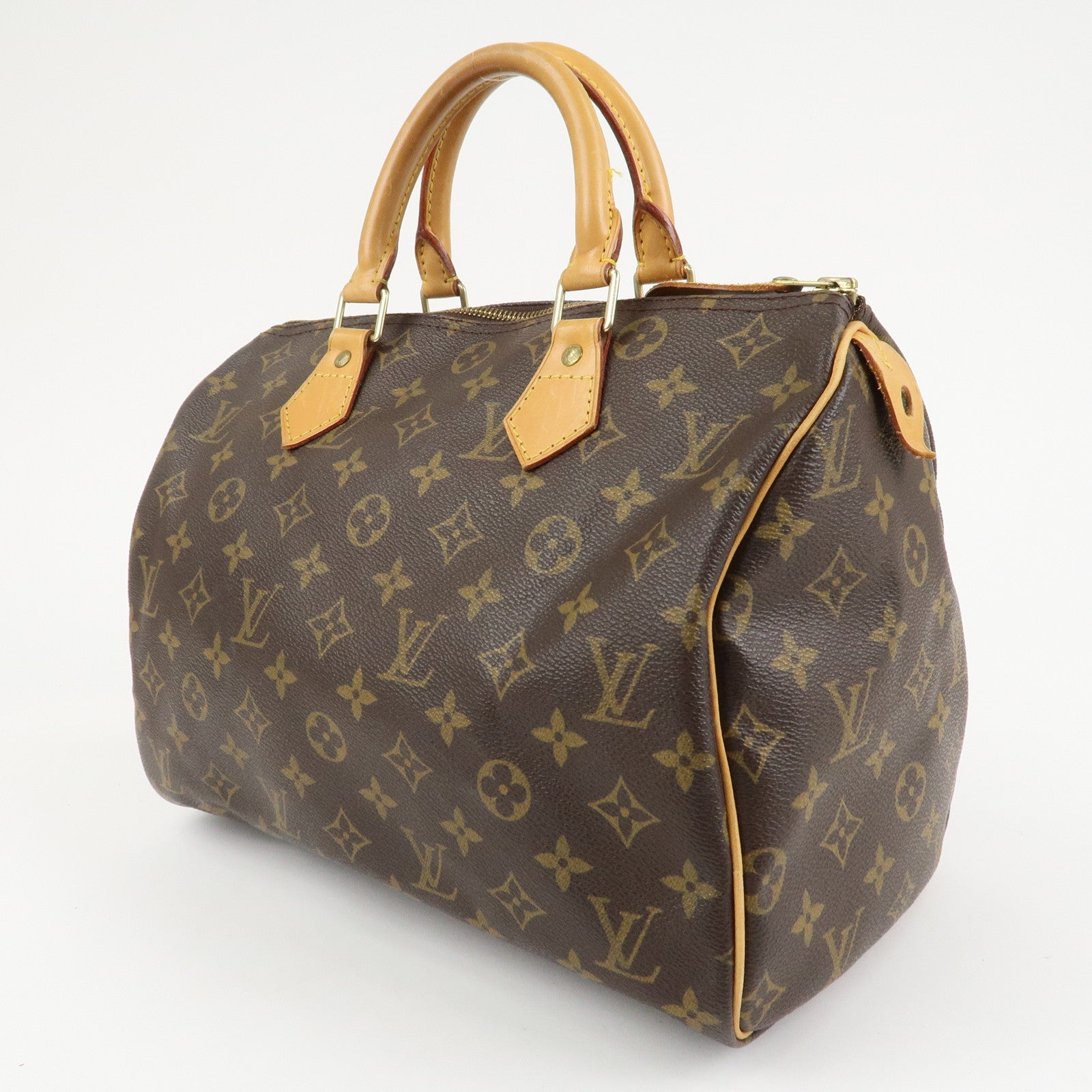 Louis Vuitton Monogram Speedy 30 Hand Bag Boston Bag M41526 Used