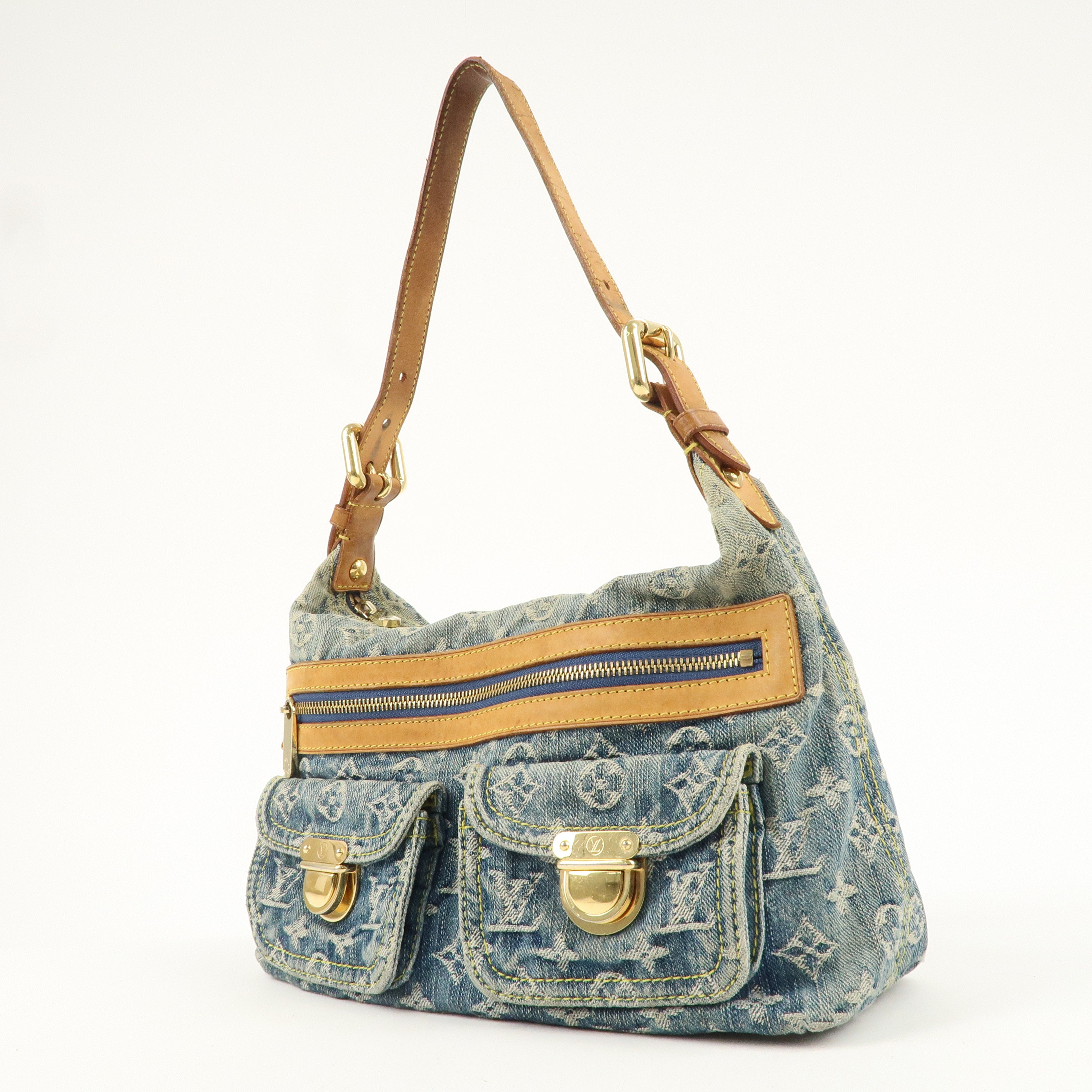 Louis Vuitton Monogram Denim Baggy PM 2Way Shoulder Bag M95049