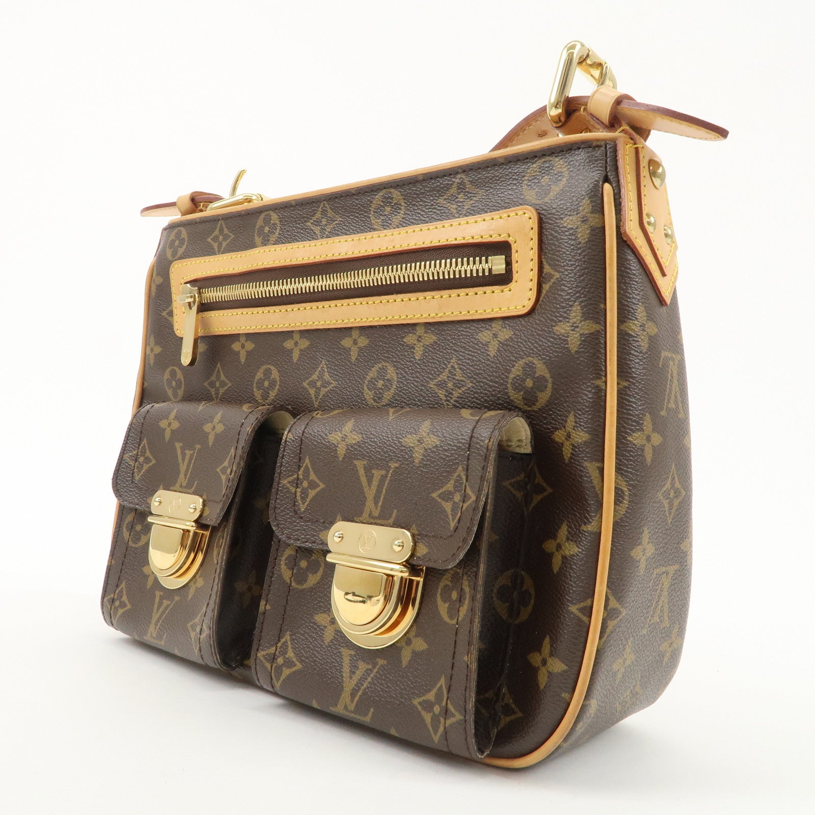 Louis Vuitton Monogram Hudson GM Shoulder Bag Hand Bag M40045